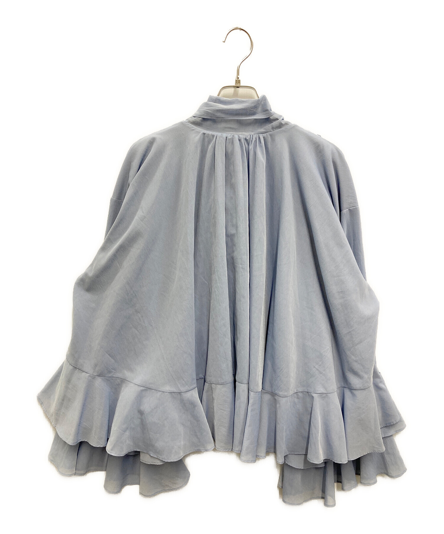 中古・古着通販】THE TOE (ザ・トゥー) Gentian Blouse ブルー サイズ