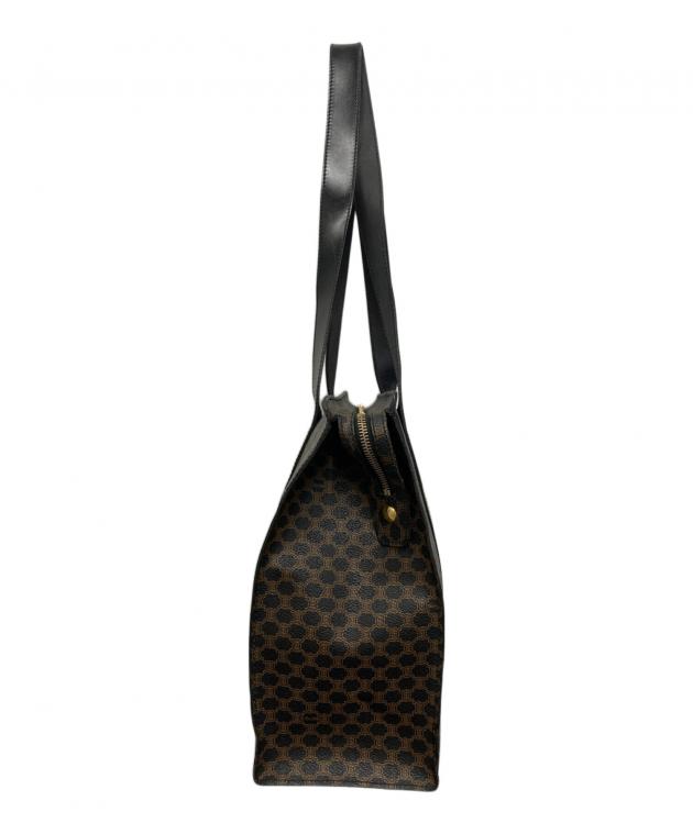 中古・古着通販】CELINE (セリーヌ) マカダム柄トートバッグ ブラウン