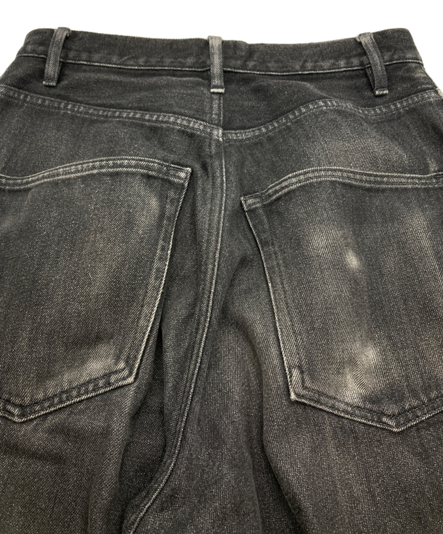 中古・古着通販】AURALEE (オーラリー) HARD-TWIST-DENIM-WIDE