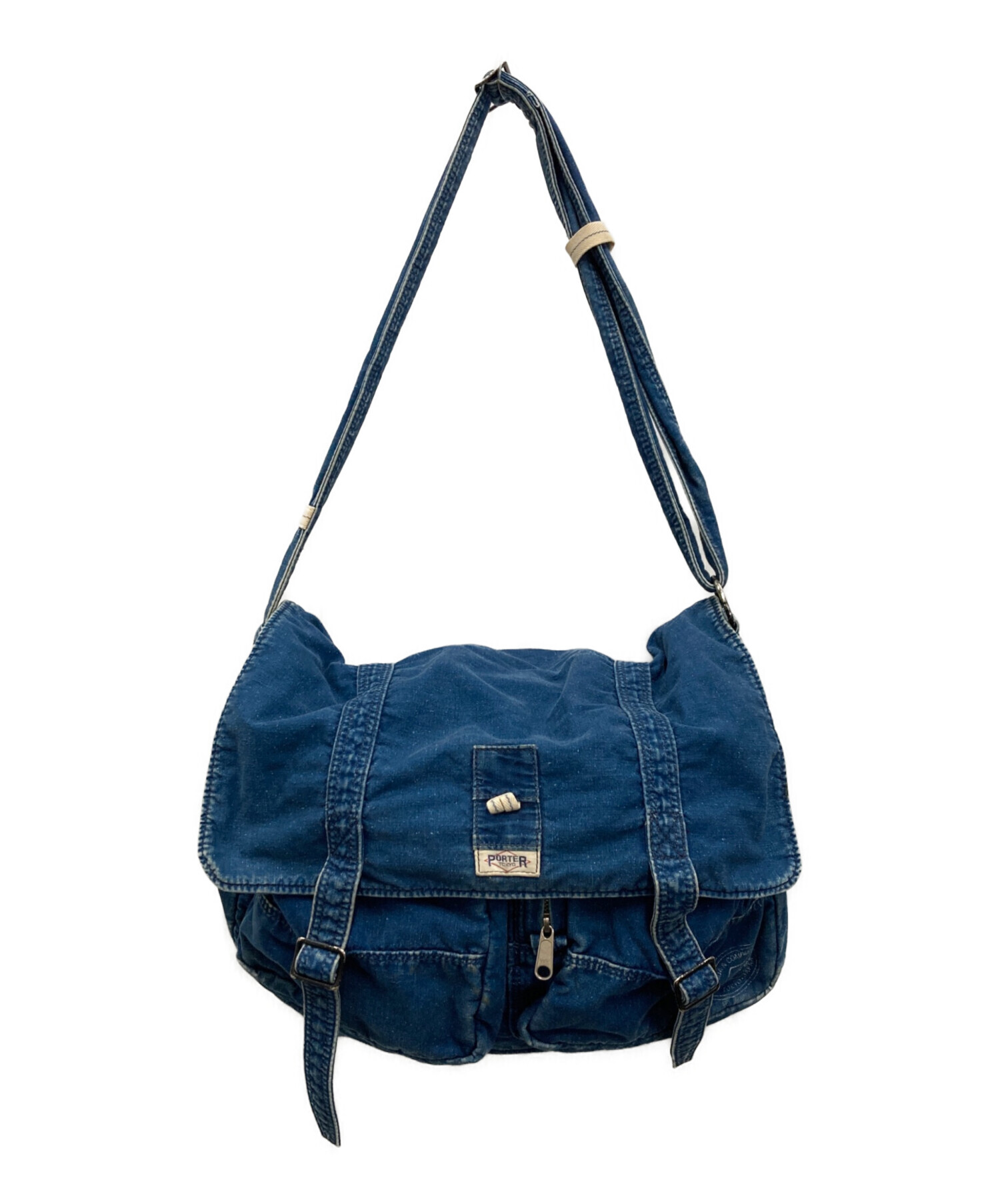 中古・古着通販】PORTER (ポーター) スピナーデニムショルダーバッグ