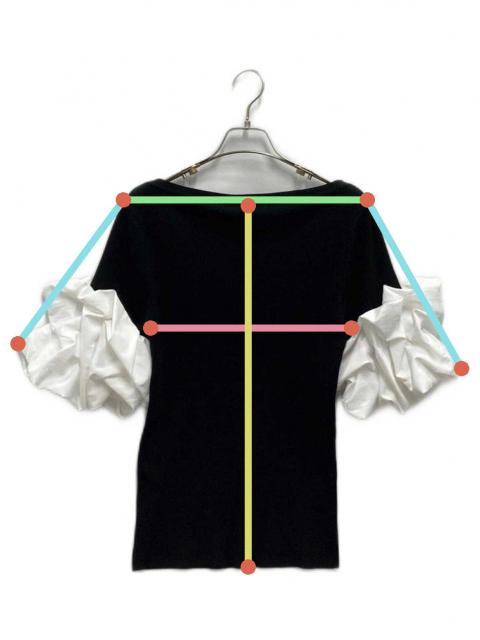 【新品】CADUNE ボートネックバブルニット ブラック カデュネ M 中古・古着通販】CADUNE (カデュネ) ボートネックバブルニット