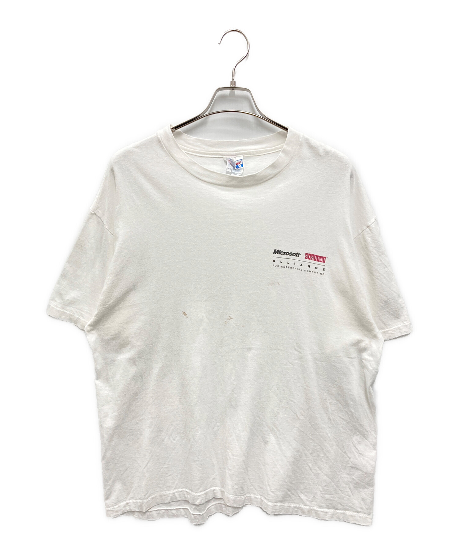 H&S WHITE XL ロゴプリント シャツ 未使用 タグ付 中古・古着通販】Hanes (ヘインズ) 【古着】企業プリントTシャツ