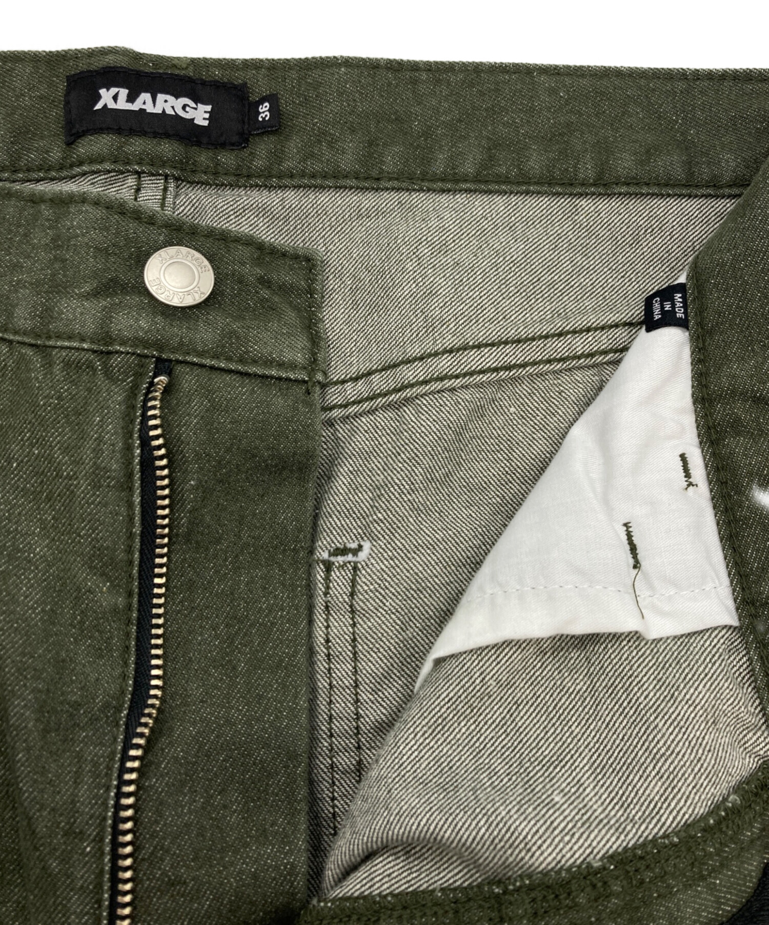 中古・古着通販】X-LARGE (エクストララージ) STITCHED LOGO DENIM