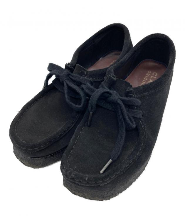 中古・古着通販】CLARKS (クラークス) ワラビーシューズ ブラック