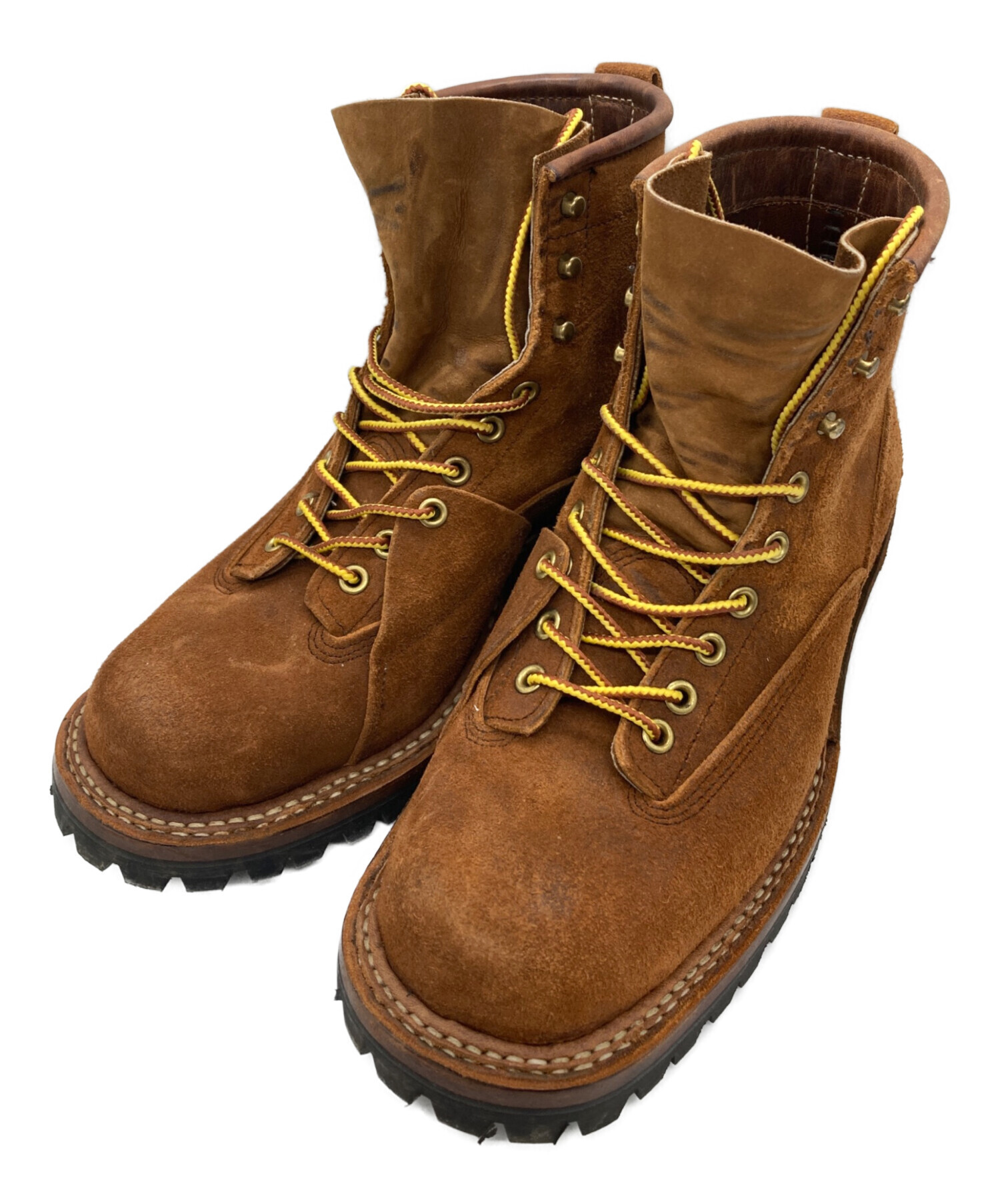 【美品】ホワイツ　スエードブーツ　7E ブラウン　スモークジャンパー 中古・古着通販】WHITE'S BOOTS (ホワイツブーツ) ラフアウト