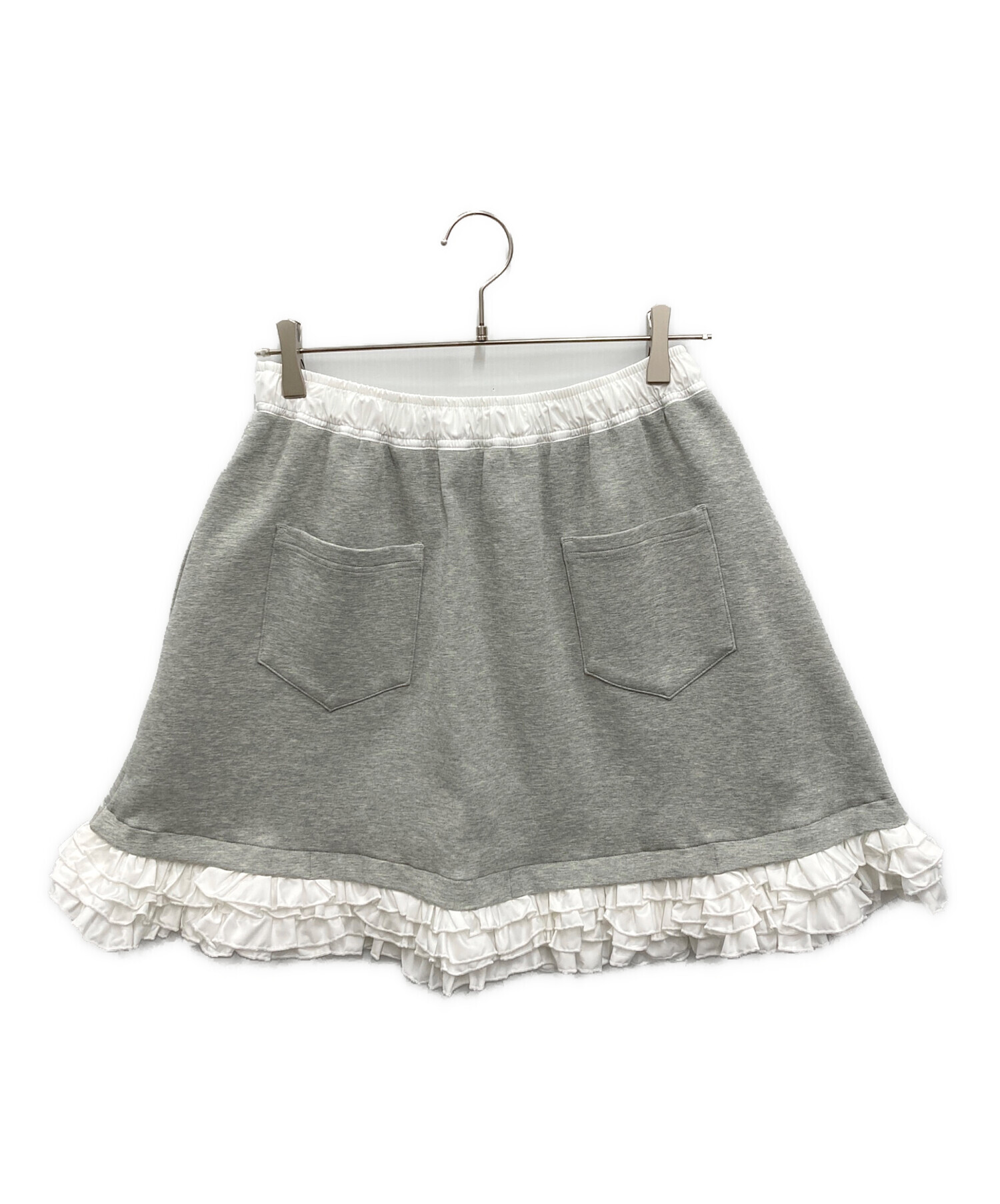 中古・古着通販】rosy monster (ロージーモンスター) hem frill skirt