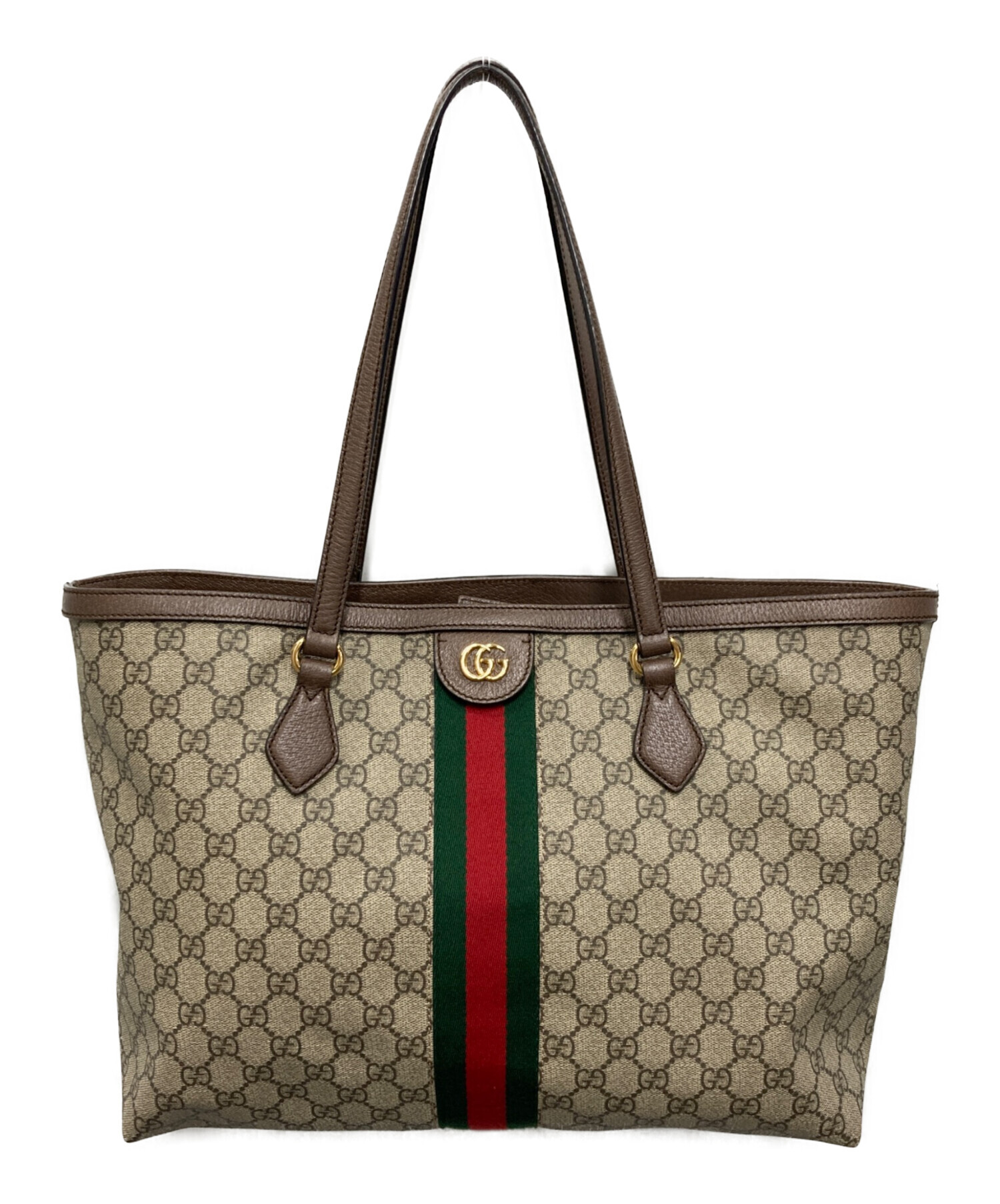 中古・古着通販】GUCCI (グッチ) ラージトートバッグ グレー|ブランド 中古・古着通販】GUCCI (グッチ) ラージトートバッグ グレー|ブランド