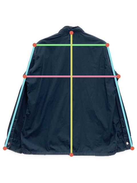 中古・古着通販】POST O'ALLS (ポストオーバーオールズ) タフタシャツ