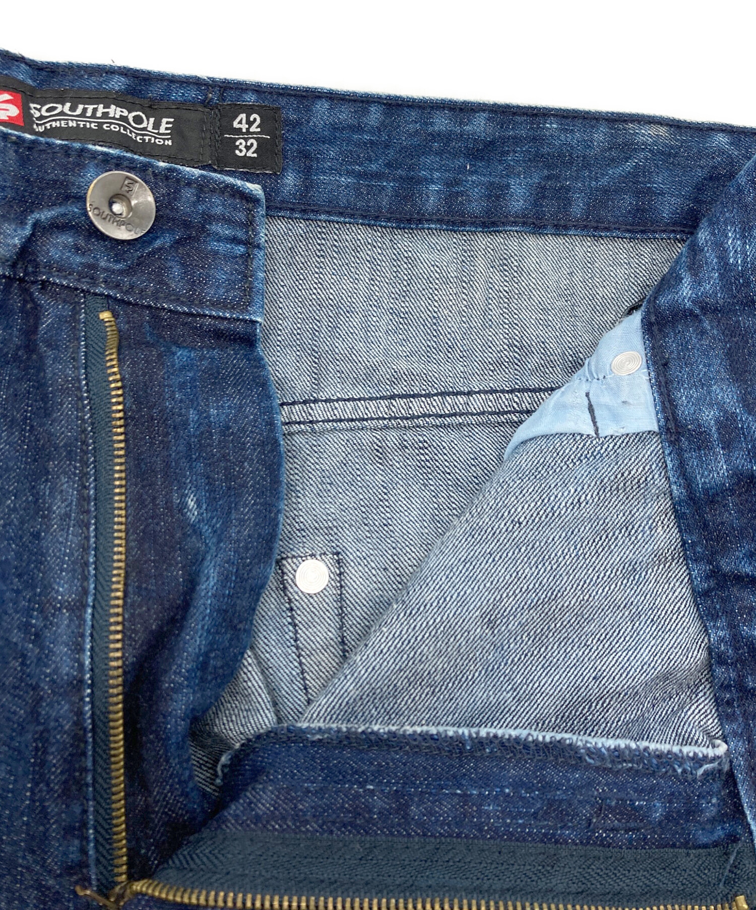 中古・古着通販】SOUTHPOLE (サウスポール) ダメージ加工デニムパンツ