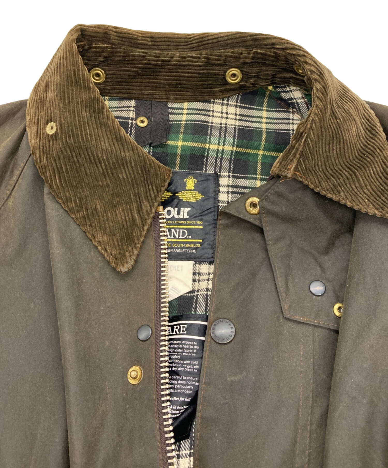中古・古着通販】Barbour (バブアー) MOORLAND オイルドジャケット