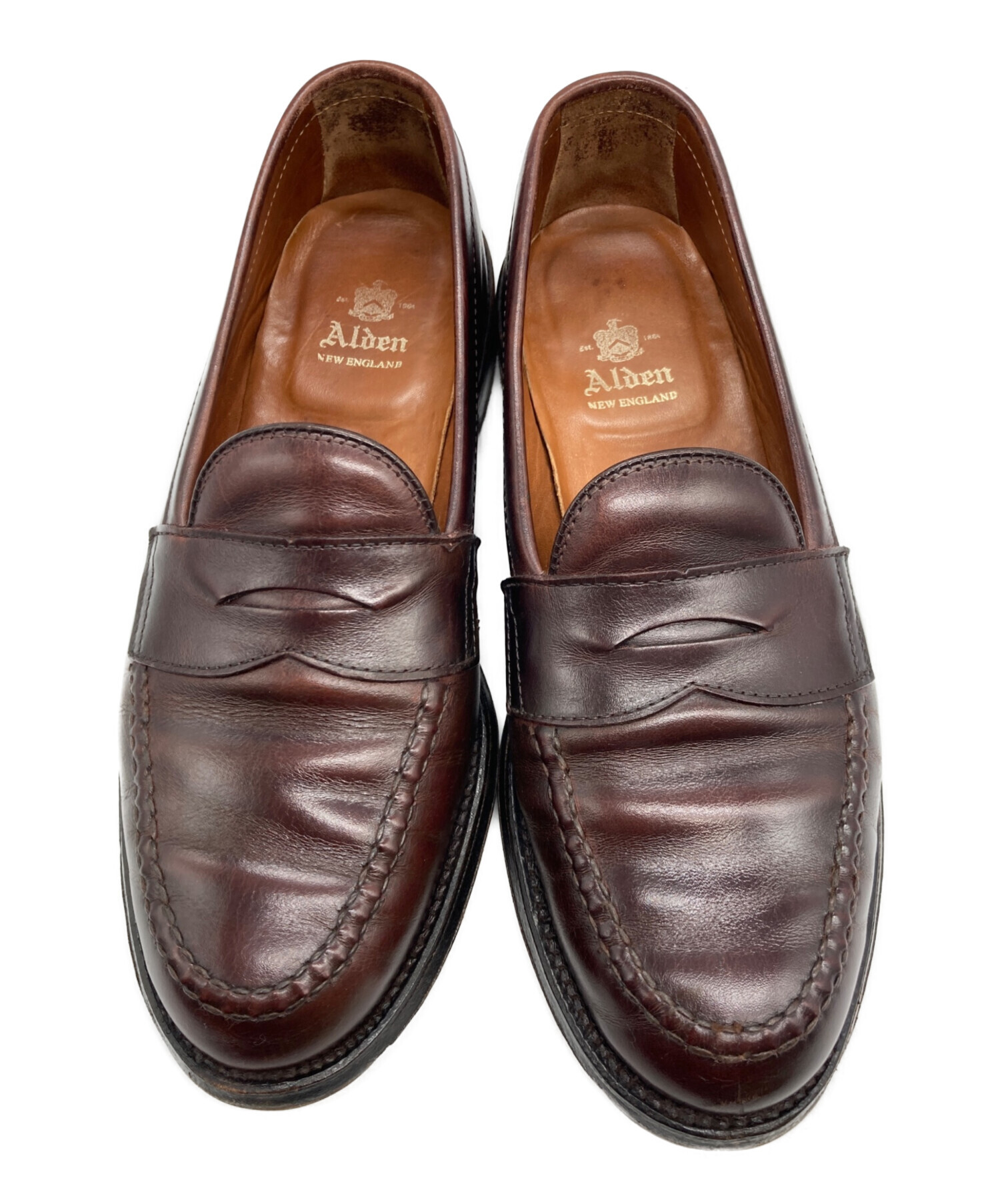 中古・古着通販】ALDEN (オールデン) カーフレザーペニーローファー