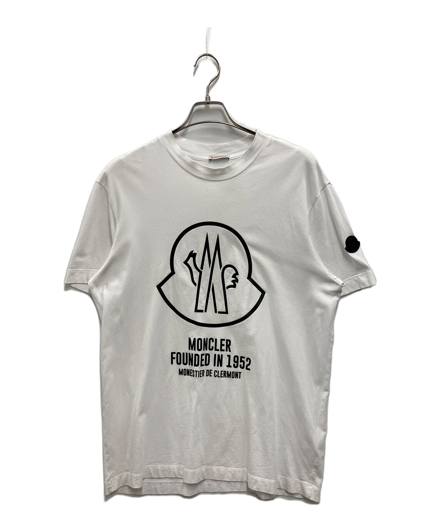 中古・古着通販】MONCLER (モンクレール) ビッグロゴプリントTシャツ