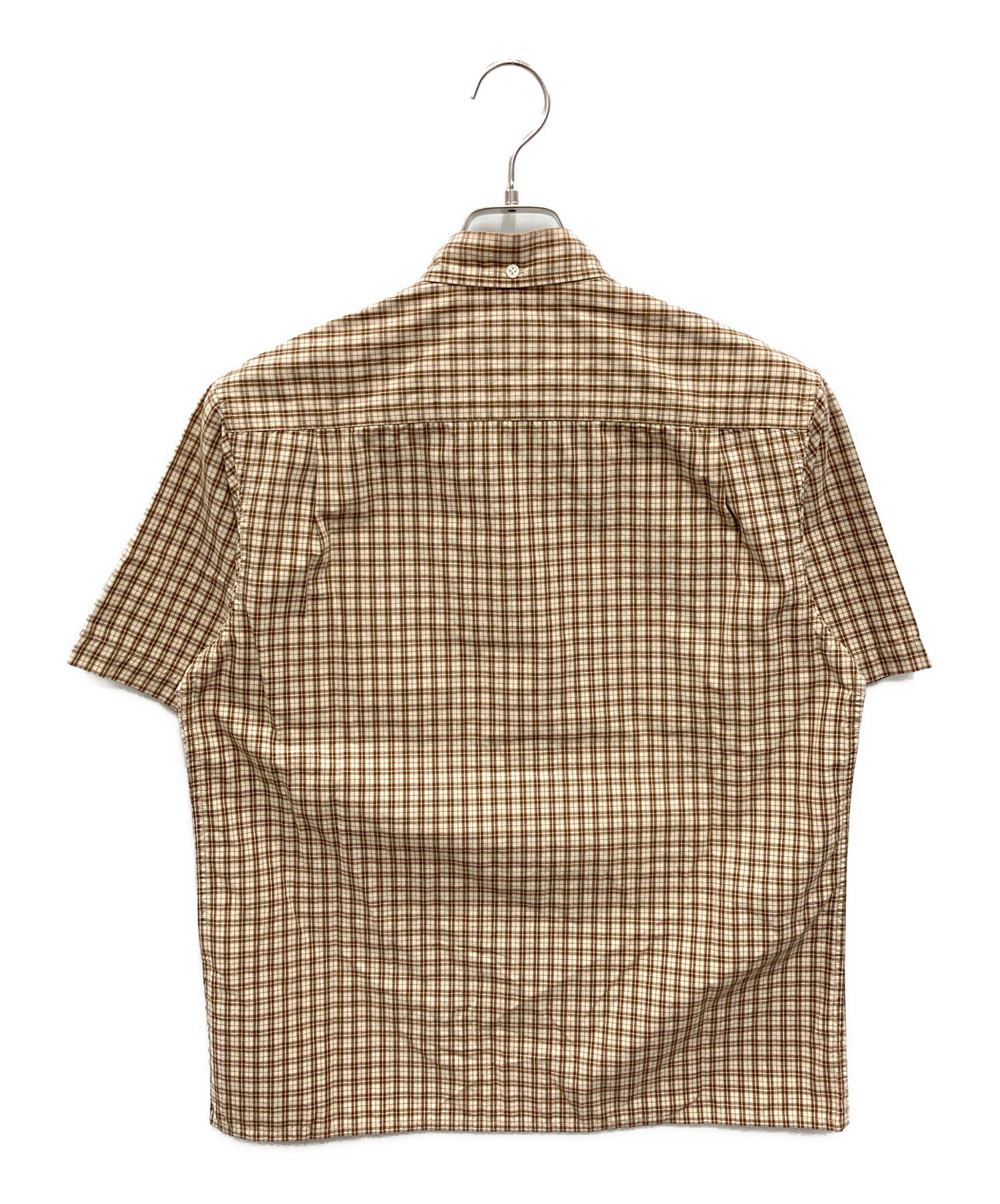 中古・古着通販】Supreme (シュプリーム) Gingham S/S Shirt ベージュ