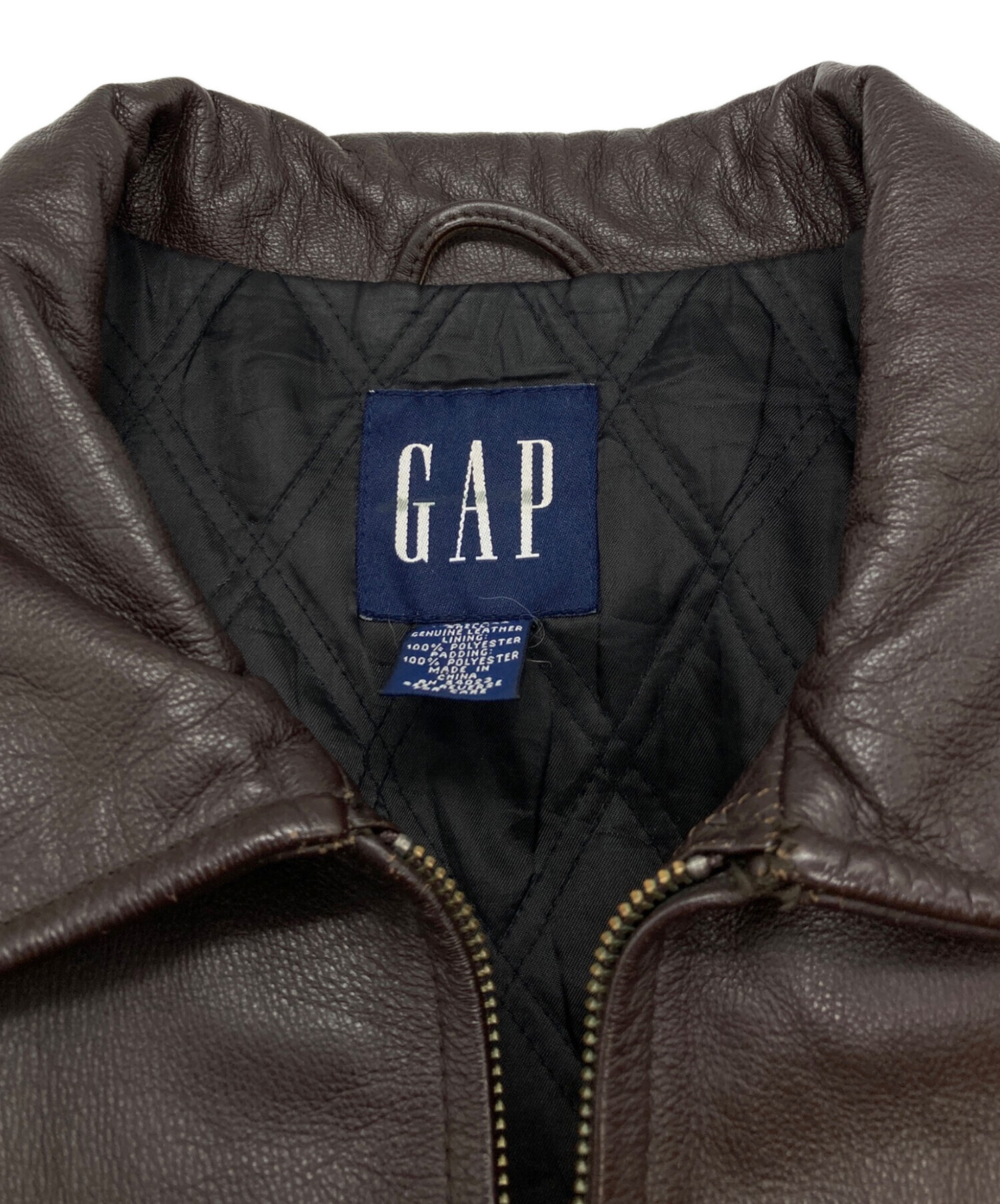 中古・古着通販】OLD GAP (オールドギャップ) 00sレザースイングトップ