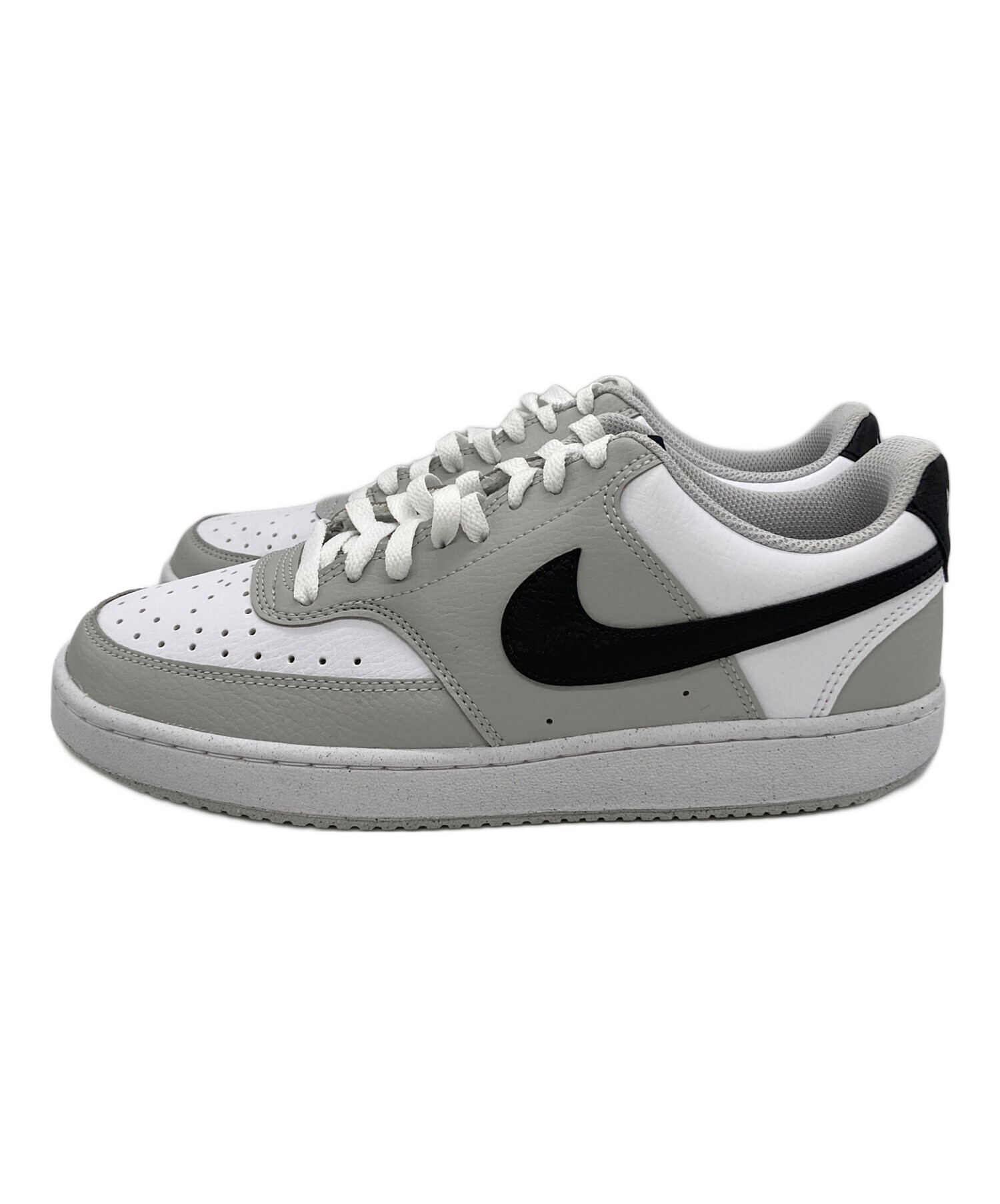 中古・古着通販】NIKE (ナイキ) Court Vision Low ホワイト×グレー