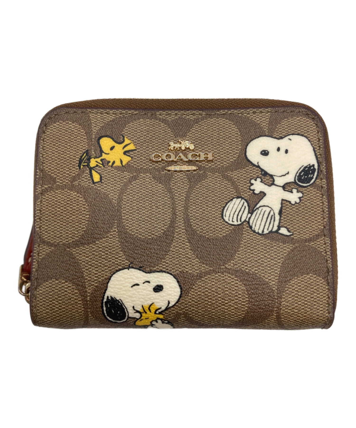 COACH スヌーピー 二つ折り財布新品未使用 中古・古着通販】COACH (コーチ) PEANUTS (ピーナッツ) 2つ折り財布