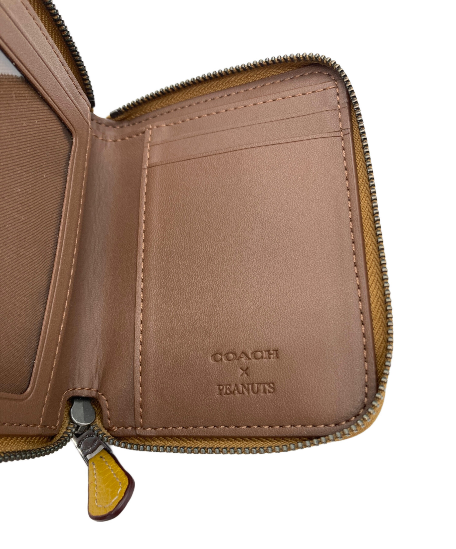 中古・古着通販】COACH (コーチ) PEANUTS (ピーナッツ) 2つ折り財布