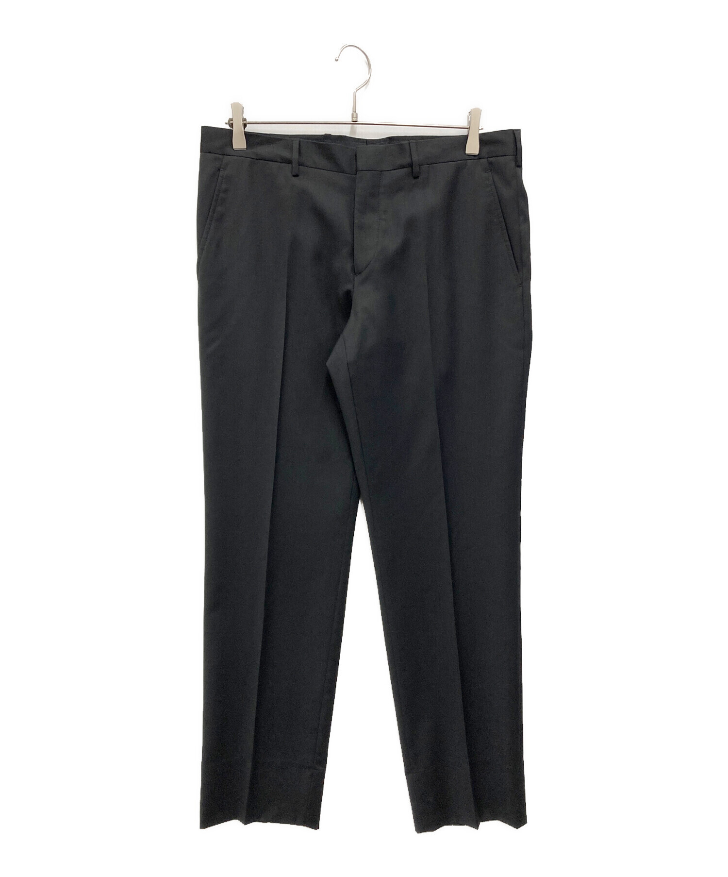 中古・古着通販】PRADA (プラダ) スラックス ブラック サイズ:50