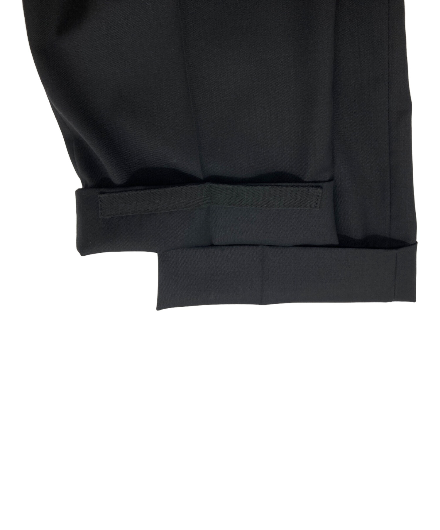 PRADA メンズパンツ　スラックス　表記50サイズ 中古・古着通販】PRADA (プラダ) スラックス ブラック サイズ:50