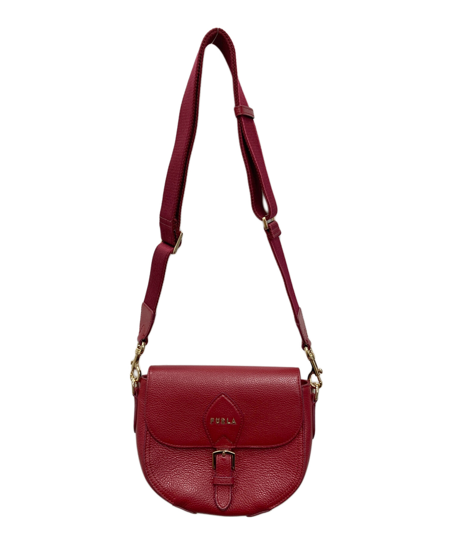 中古・古着通販】FURLA (フルラ) ウラニアショルダーバッグ レッド