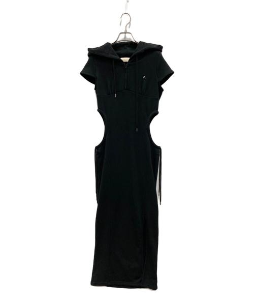 ワンピース Andmary Emily slit dress beige 中古・古着通販】ANDMARY (アンドマリー) Emily slit dress ブラック