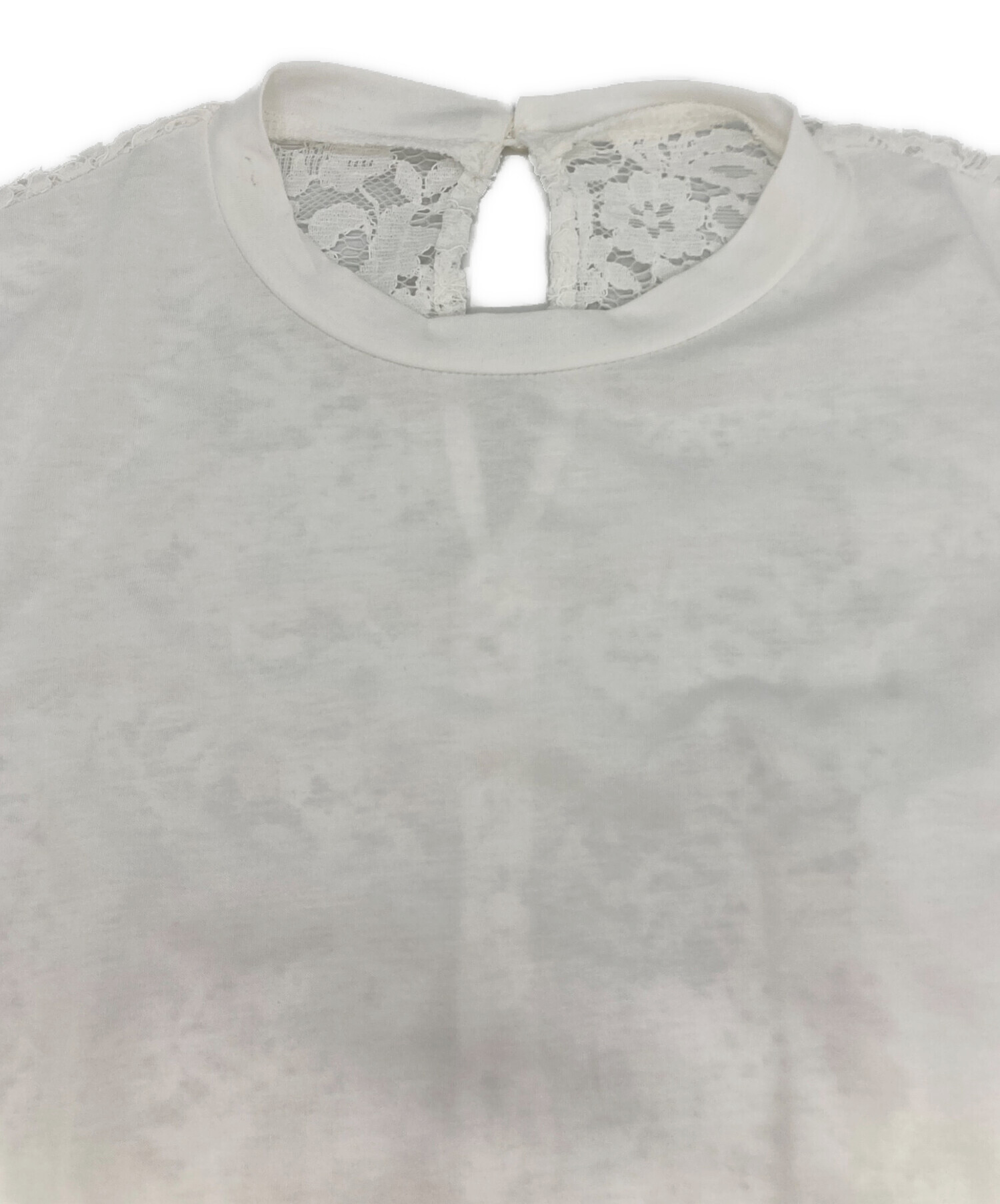 中古・古着通販】cygne (シーニュ) バックレーストップス Jos ホワイト