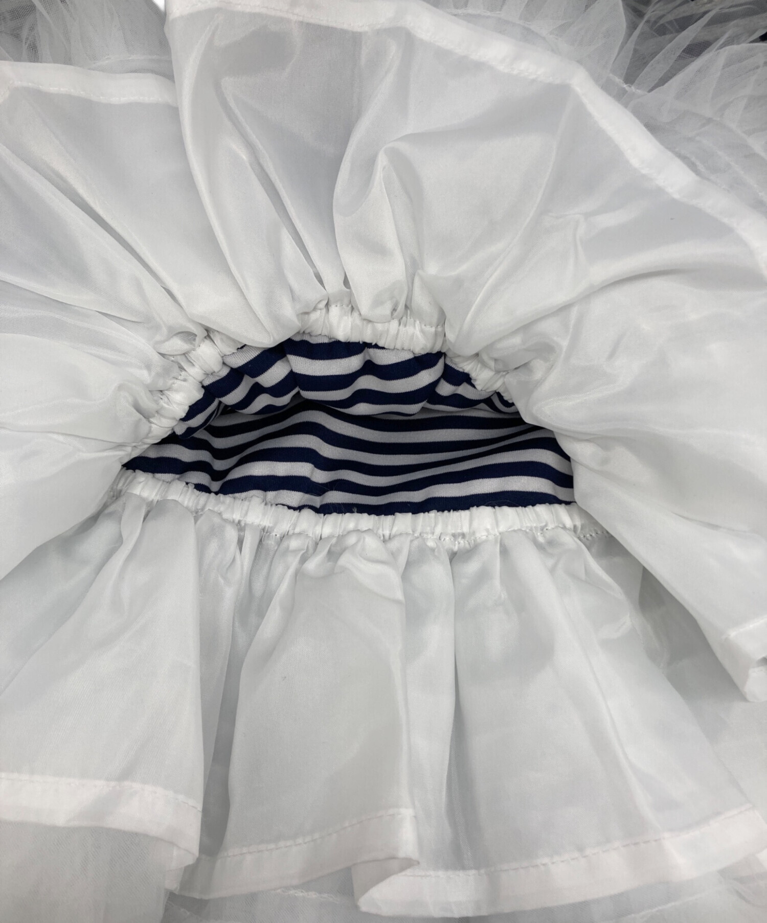 中古・古着通販】Bibiy. (ビビィ) FRANCINE TULLE TEE グレー×ネイビー