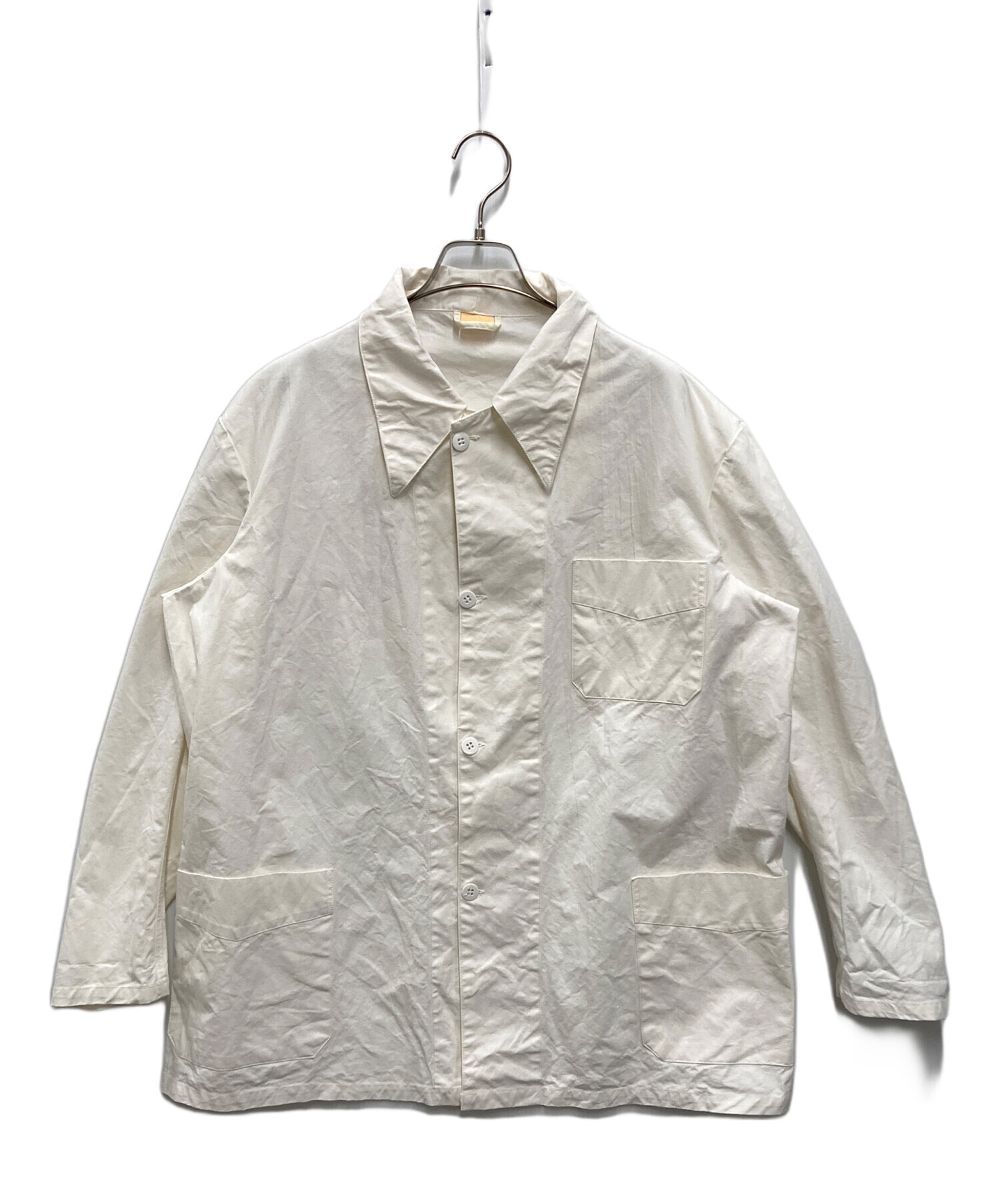 中古・古着通販】USED (ユーズド) コットンカバーオール ホワイト
