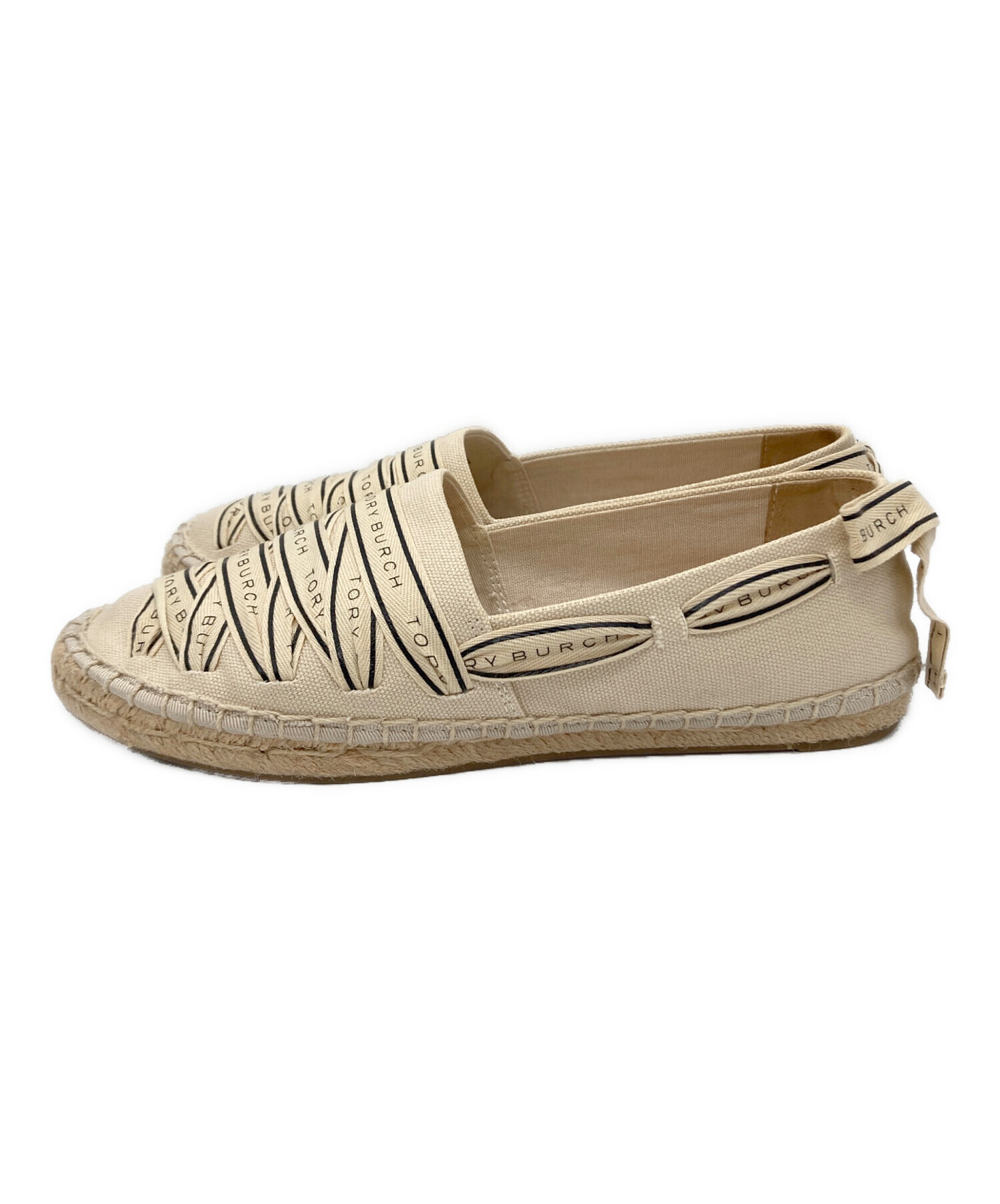 中古・古着通販】TORY BURCH (トリーバーチ) エスパドリーユ ベージュ