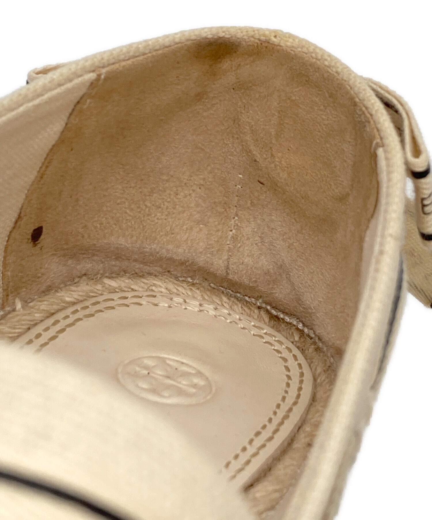 中古・古着通販】TORY BURCH (トリーバーチ) エスパドリーユ ベージュ