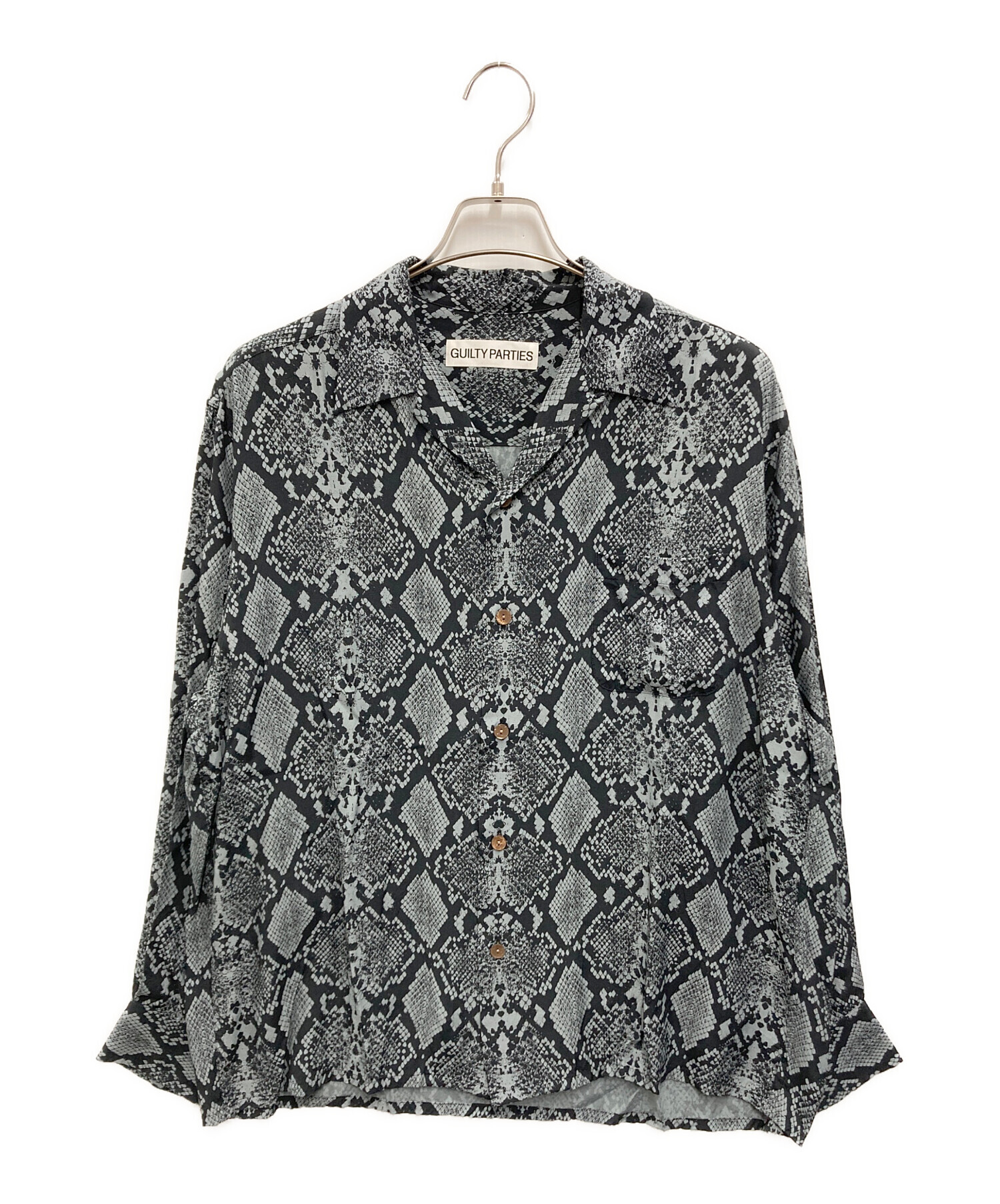 中古・古着通販】WACKO MARIA (ワコマリア) PYTHON OPEN COLLAR SHIRT