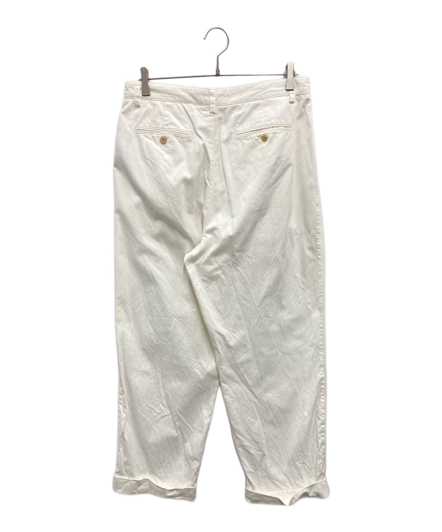 美品 正規 ポロラルフローレン コットン ツイル ストレートレッグ パンツ 中古・古着通販】POLO RALPH LAUREN (ポロ・ラルフローレン) コットン