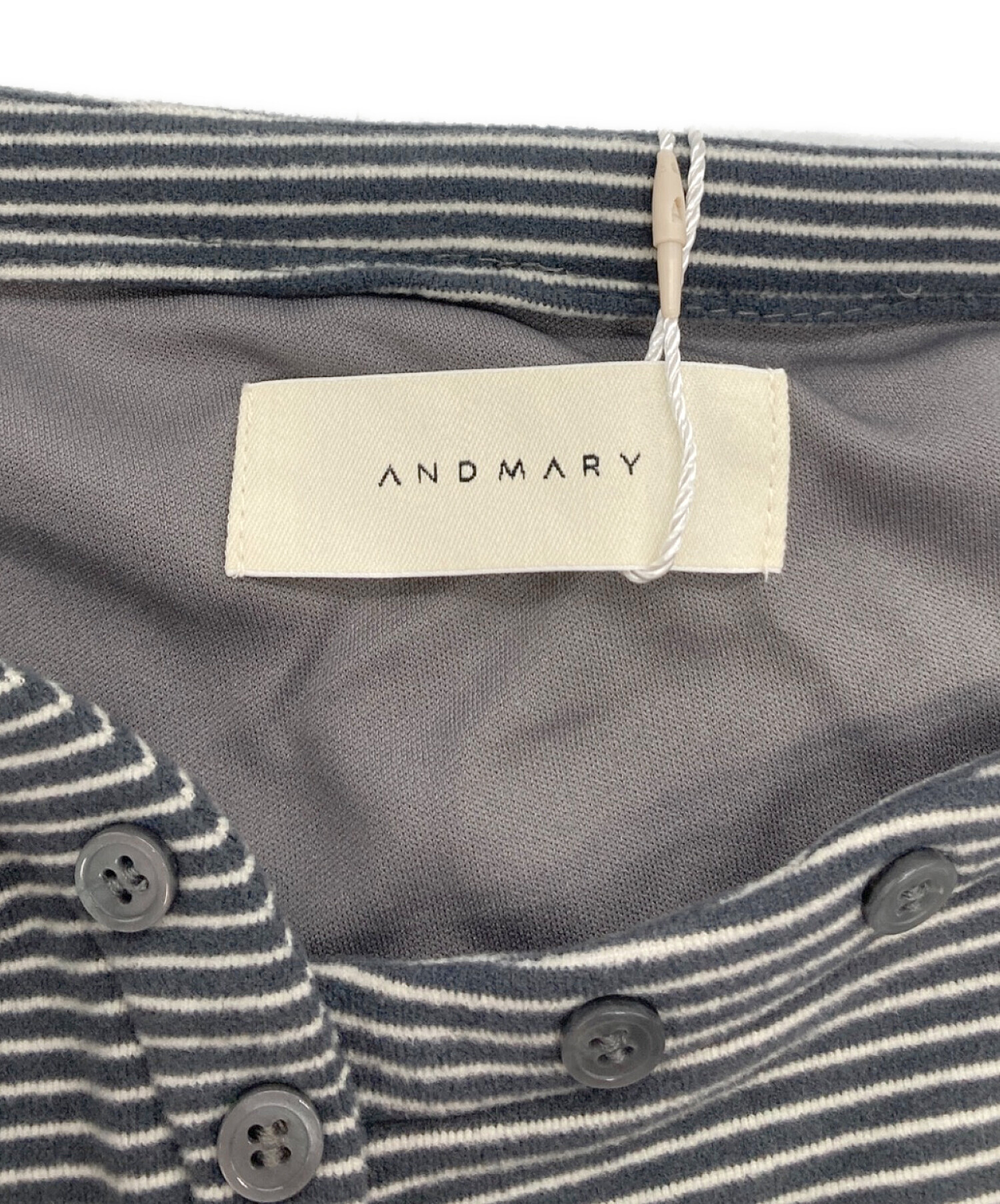 中古・古着通販】ANDMARY (アンドマリー) Sunny ribbon long dress
