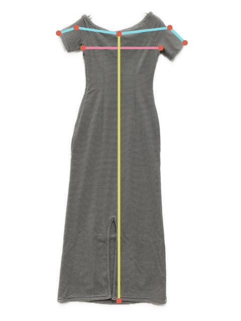 中古・古着通販】ANDMARY (アンドマリー) Sunny ribbon long dress