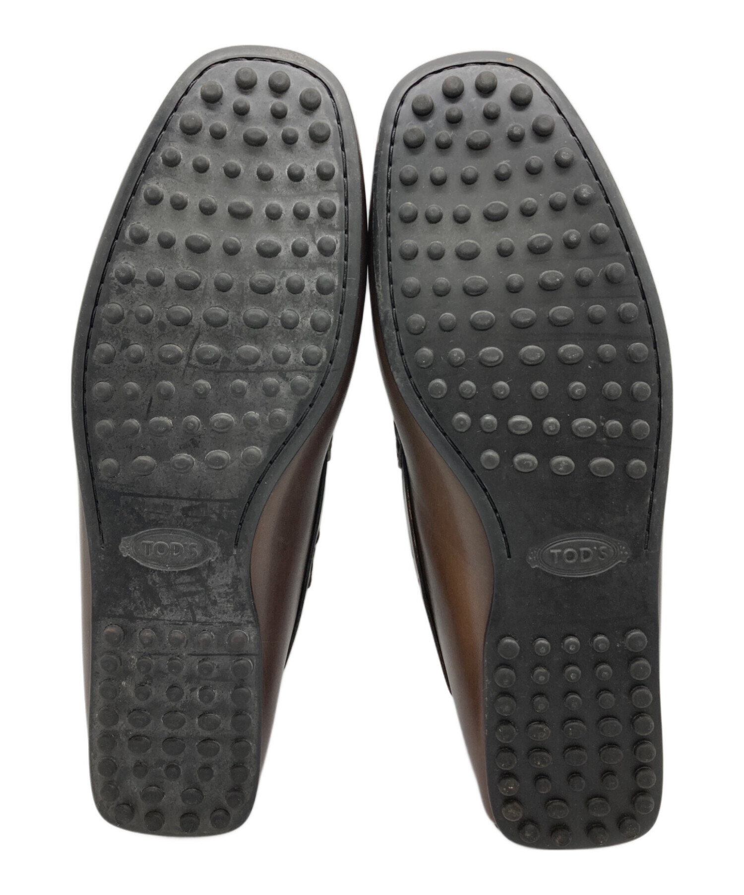 中古・古着通販】TOD'S (トッズ) レザードライビングシューズ ブラウン