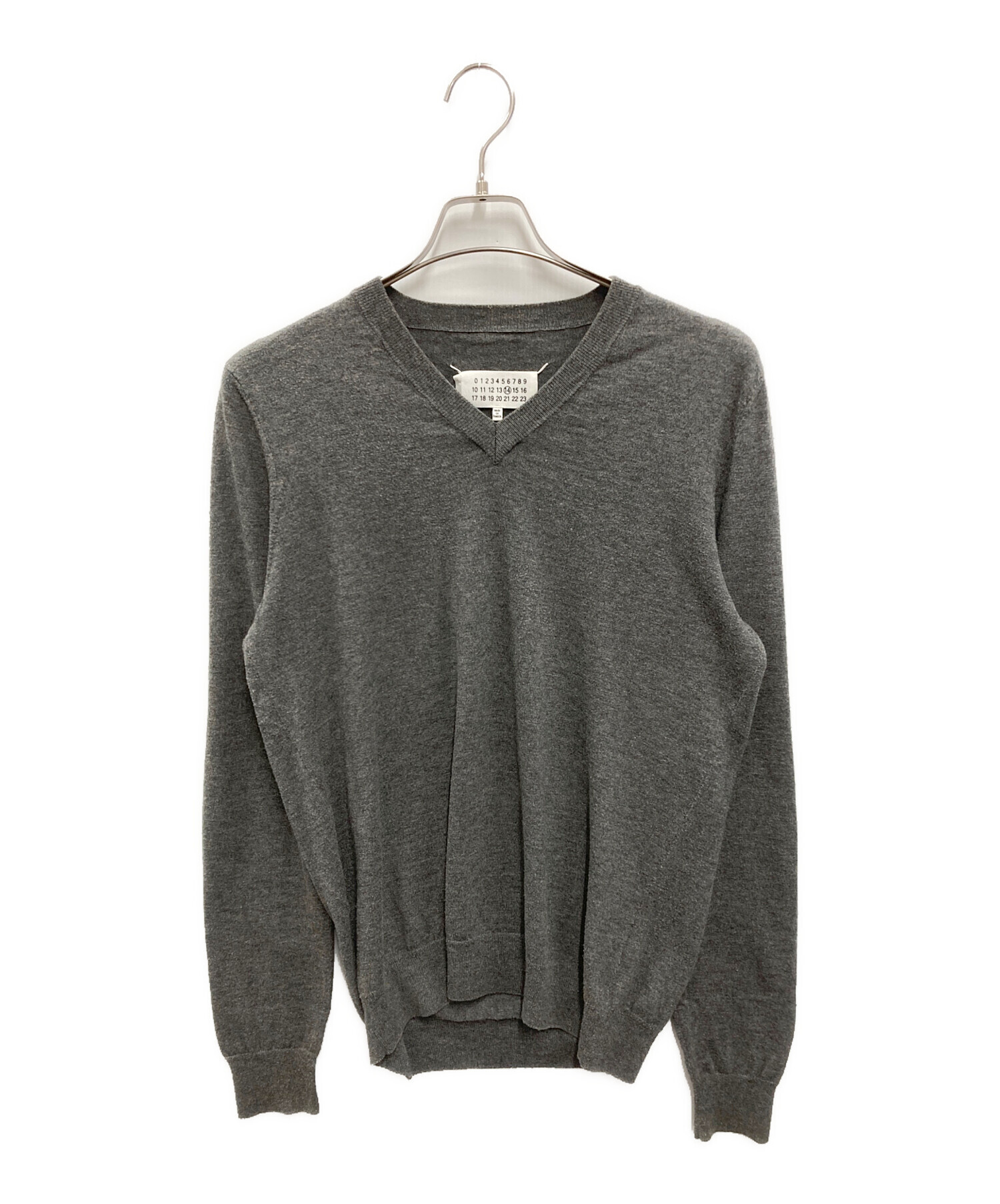マルタンマルジェラ のＶネックセーター試着のみエルボーパッチ 中古・古着通販】Maison Margiela (メゾンマルジェラ) エルボーパッチ