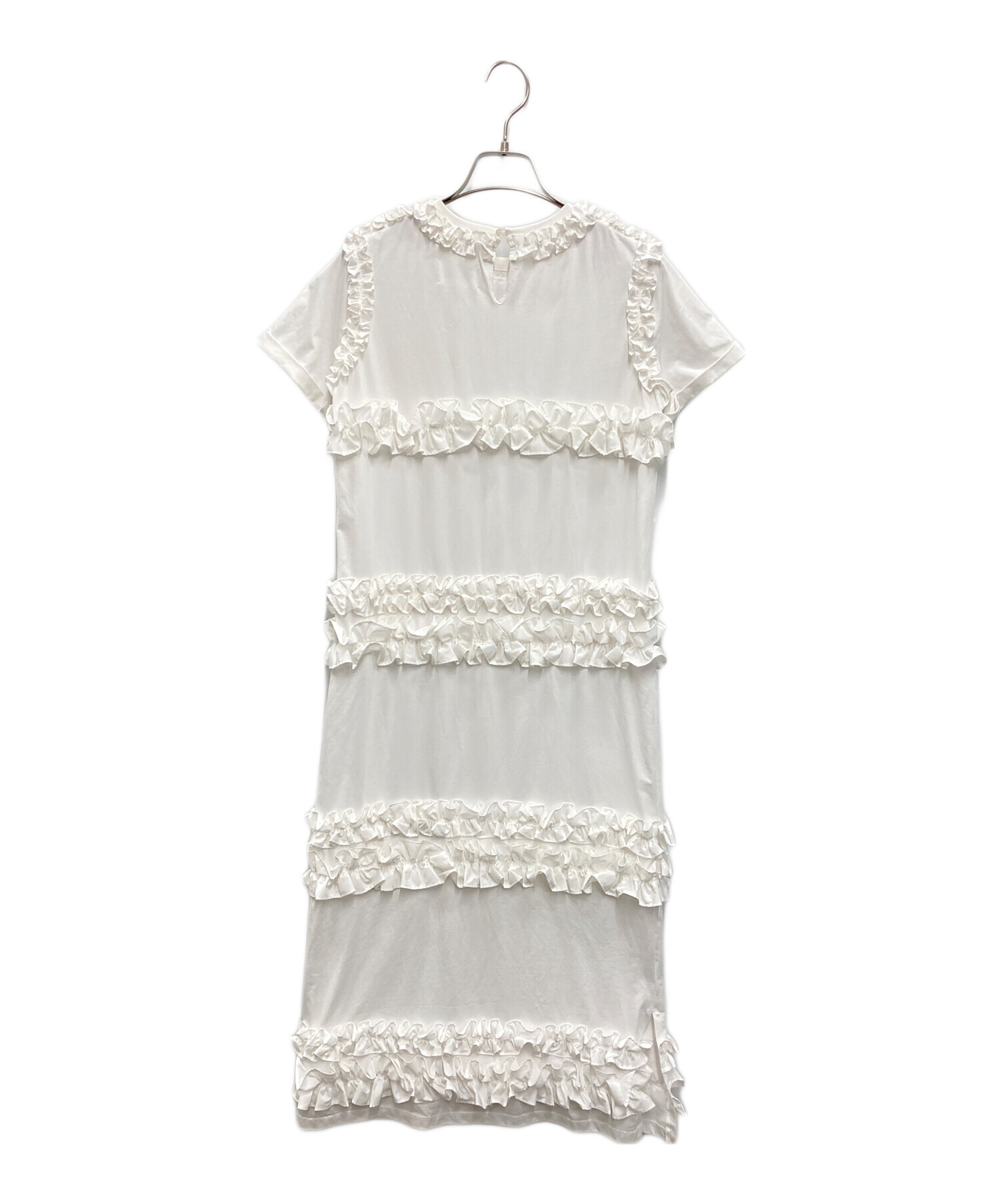 【新品未使用】Bibiy. IRIS RUFFLE TOP ホワイト 中古・古着通販】Bibiy. (ビビィ) IRIS RUFFLE DRESS ホワイト サイズ