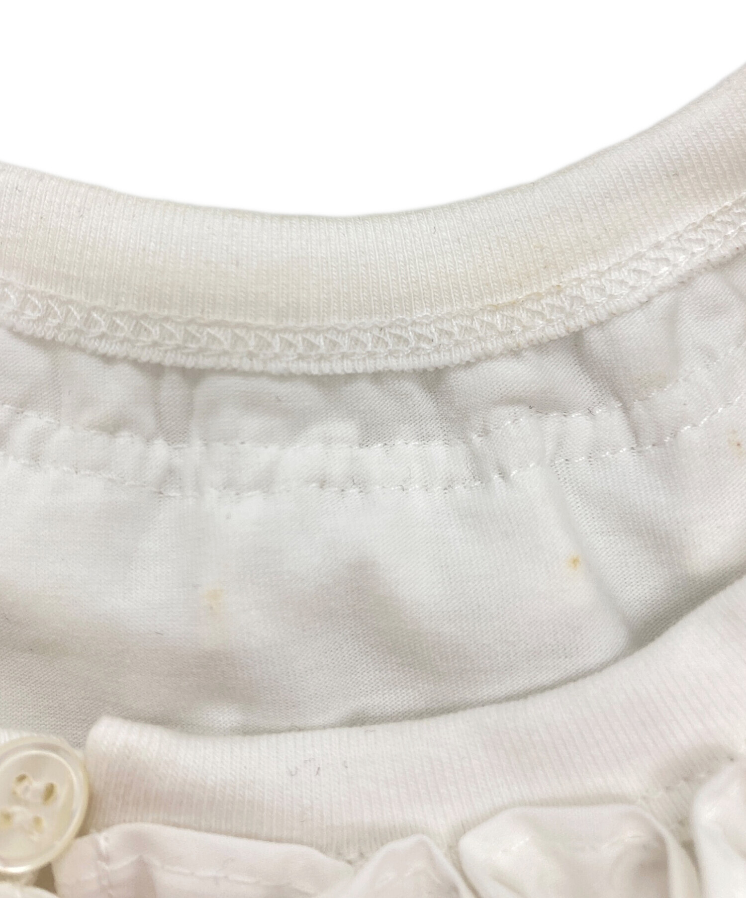 【新品未使用】Bibiy. IRIS RUFFLE TOP ホワイト 中古・古着通販】Bibiy. (ビビィ) IRIS RUFFLE DRESS ホワイト サイズ