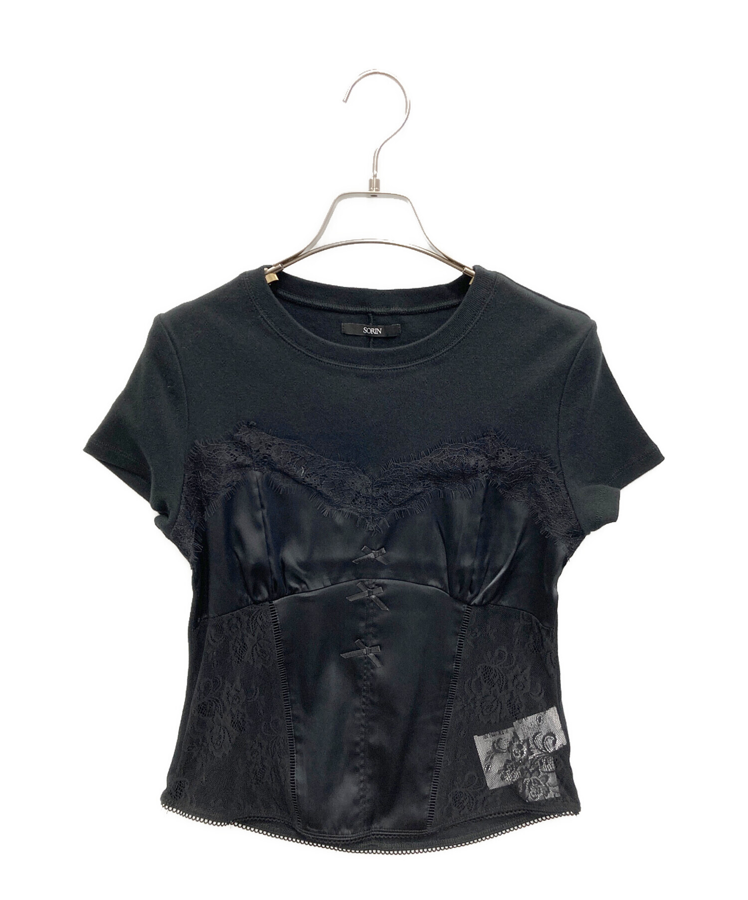 中古・古着通販】SORIN (ソリン) Corset Docking T-shirt ブラック 