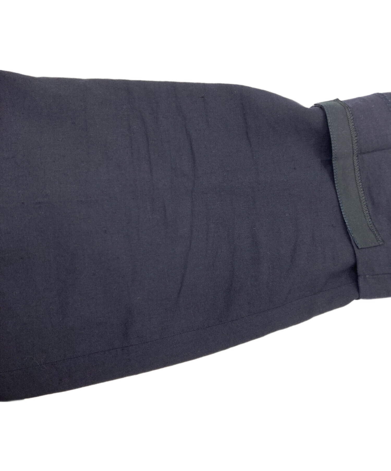 COMOLI 日本製 リネンウール2タック パンツ スラックス M グレー