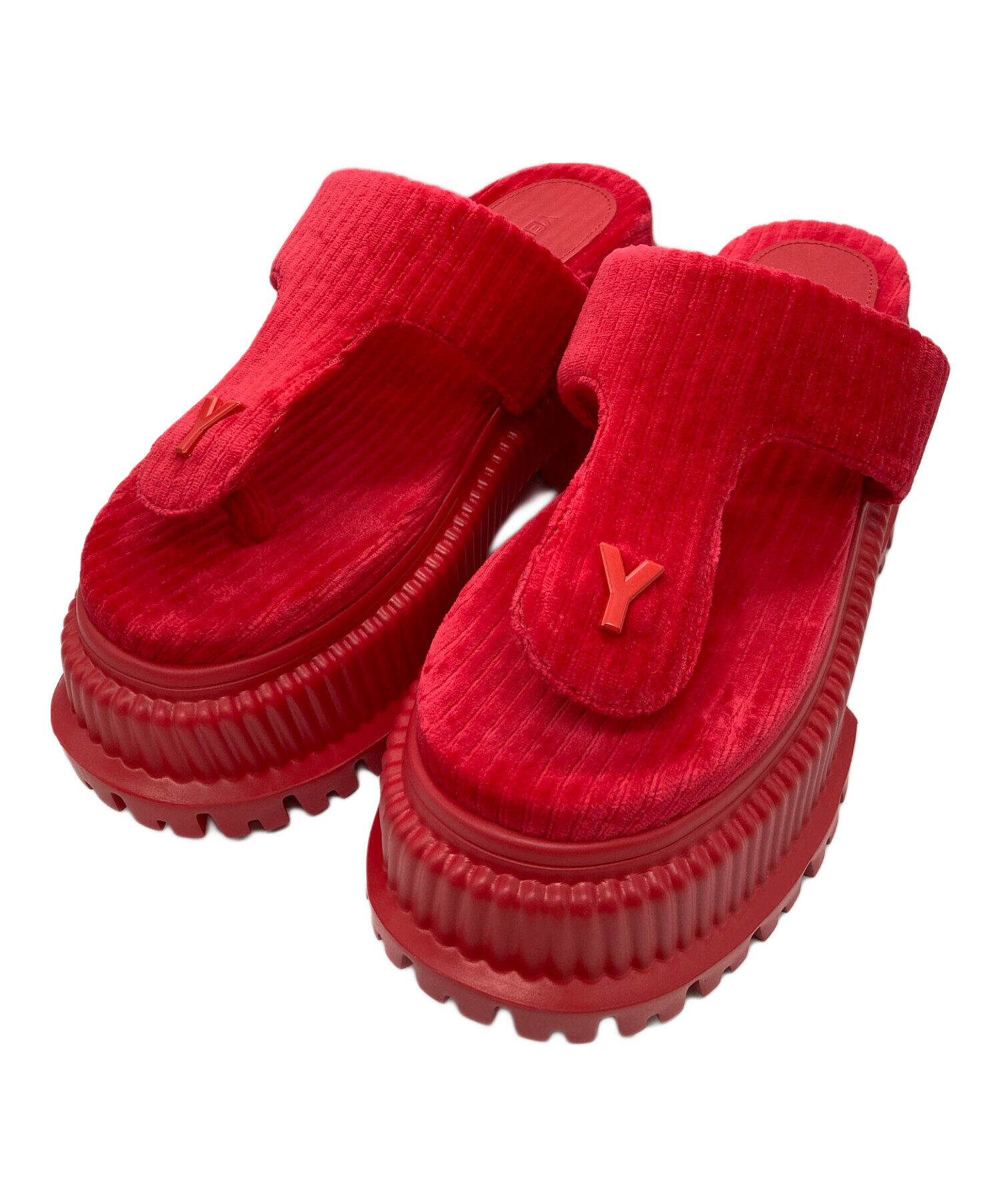 YELLO EBONY PLATFORM TONGS SANDALS Sサイズ YELLO / EBONY PLATFORM