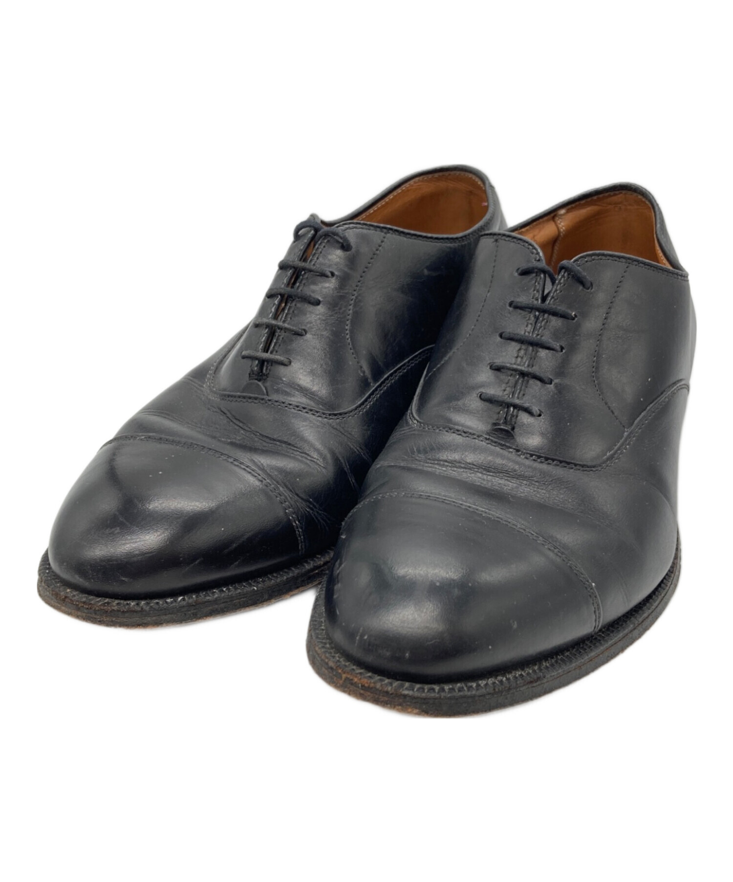 中古・古着通販】ALDEN (オールデン) キャップトゥシューズ ブラック