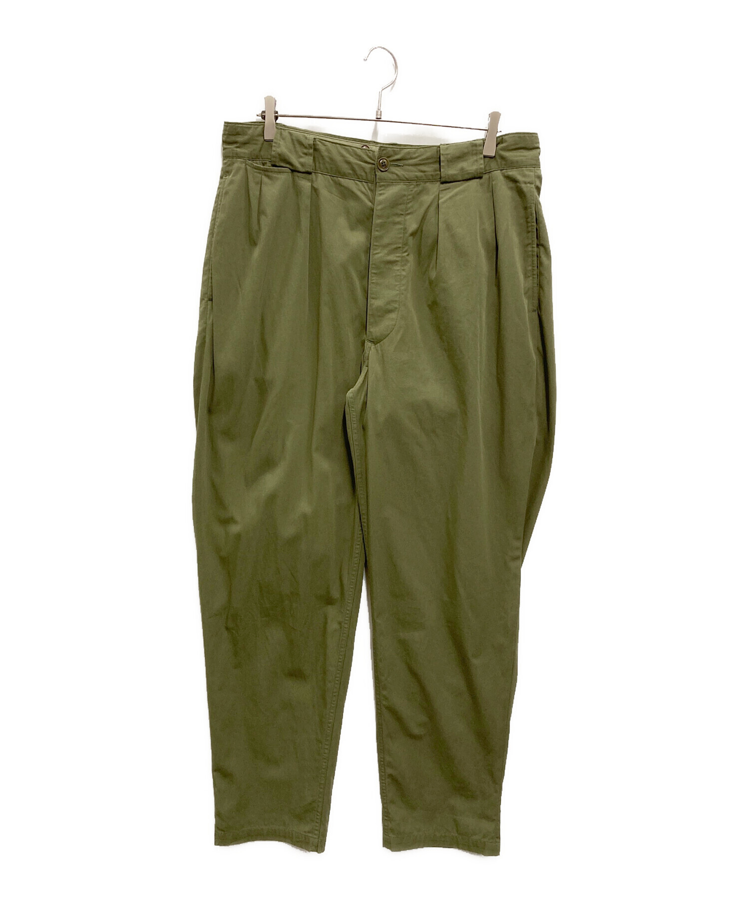 パンツ Nigel Cabourn 18ss PLEATS WIDE PANTS 中古・古着通販】NIGEL CABOURN (ナイジェルケーボン) PLEATS WIDE