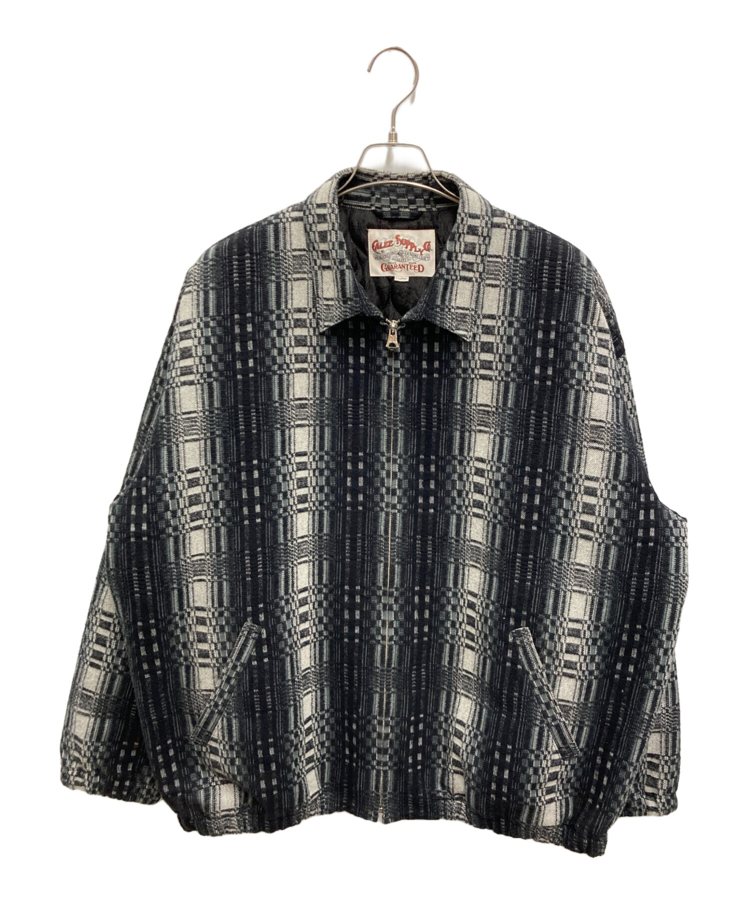 T*様 CALEE/DOBBY CHECK HARRINGTON 中古・古着通販】CALEE (キャリー) O/S DOBBY CHECK HARRINGTON TYPE
