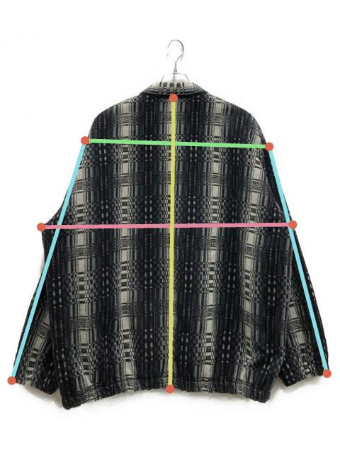 中古・古着通販】CALEE (キャリー) O/S DOBBY CHECK HARRINGTON TYPE