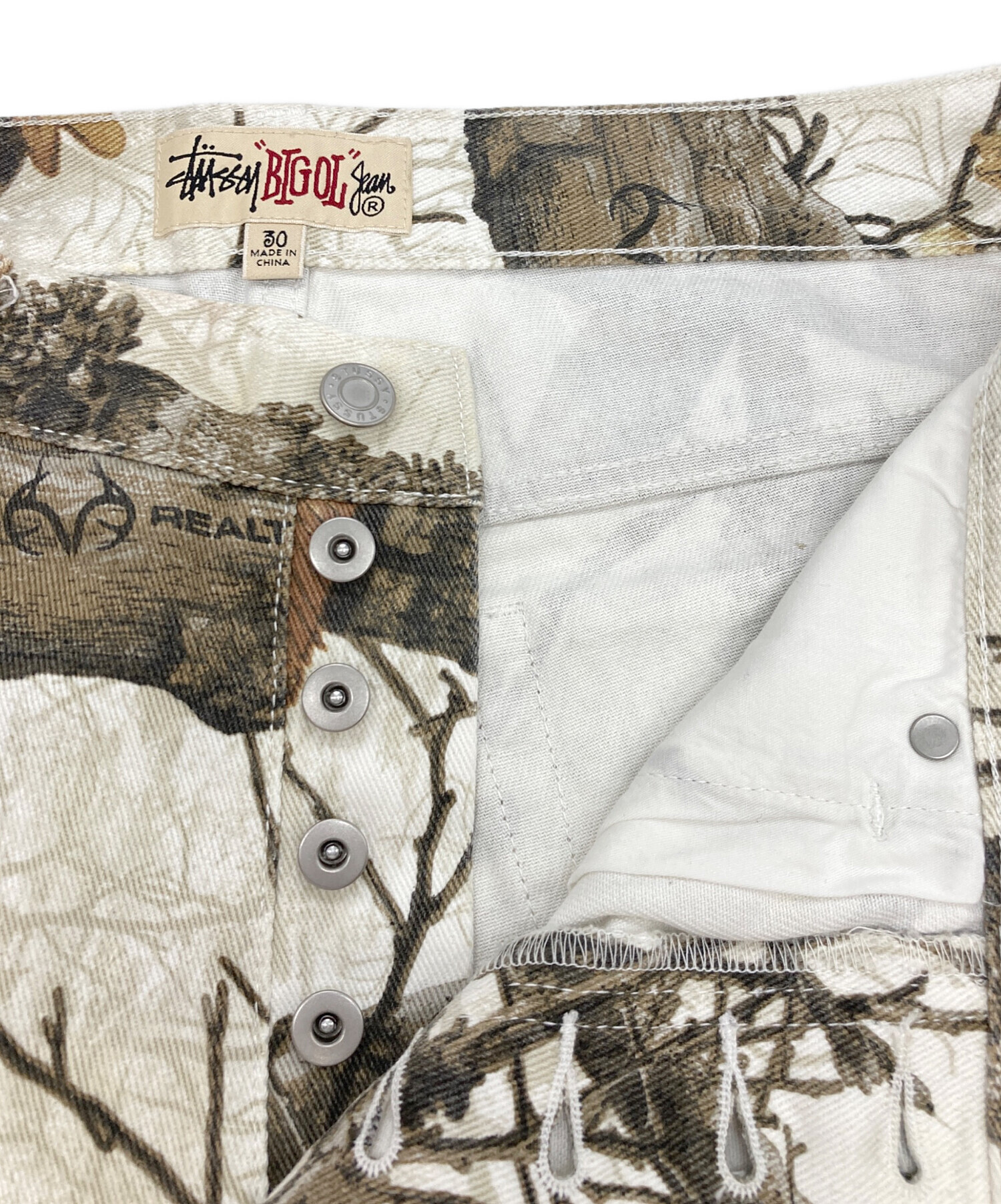 中古・古着通販】stussy (ステューシー) BIG OL JEAN REALTREE EDGE