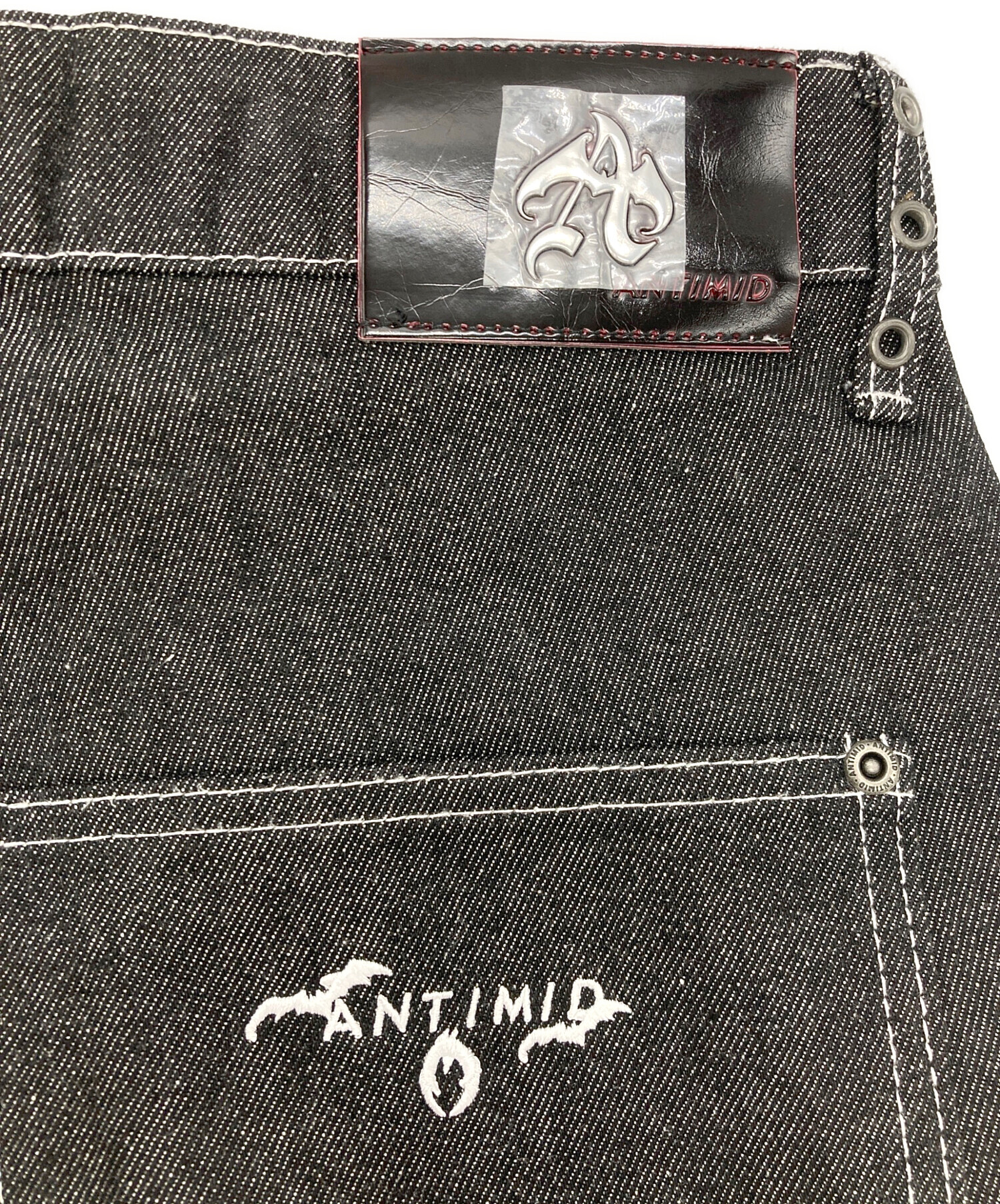 中古・古着通販】ANTIMID (アンチミッド) ブラックデニムパンツ