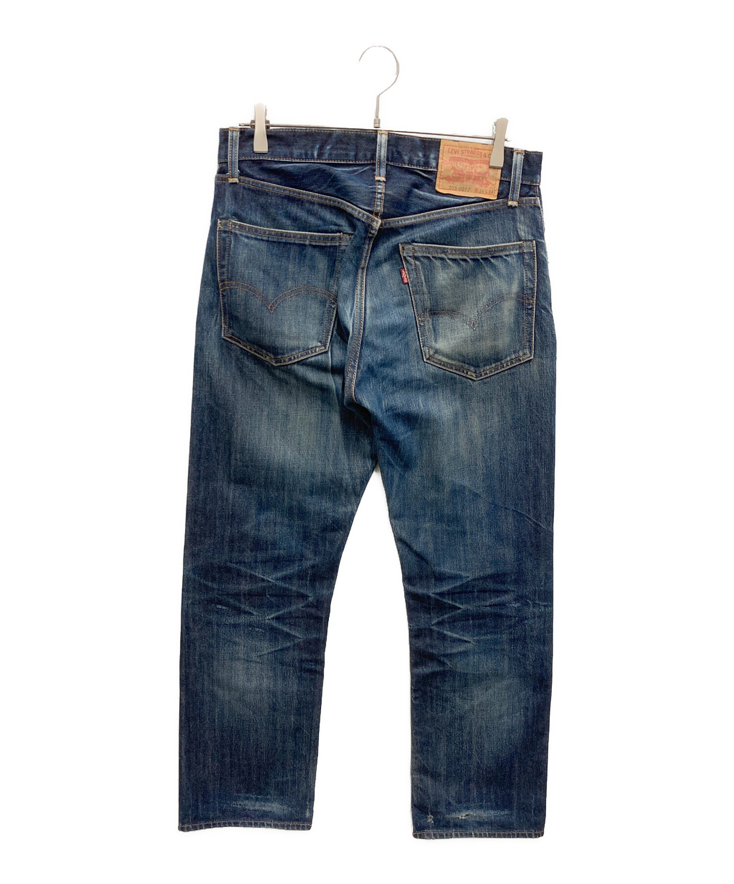 Levi's 505 LVCセルヴィッチデニム　w34L32 中古・古着通販】LEVI'S (リーバイス) 505セルビッチデニムパンツ