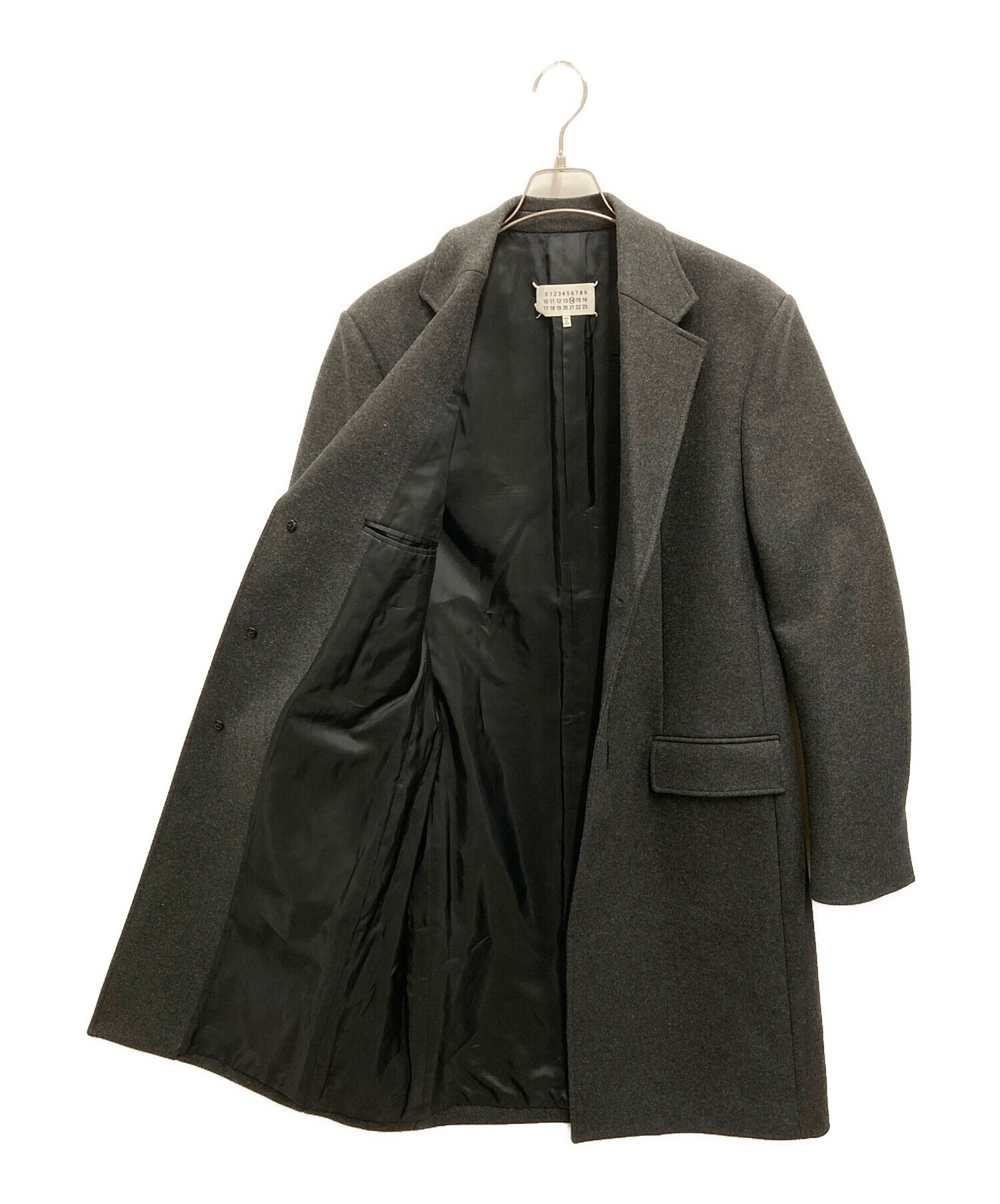 メゾンマルジェラ ウールメルトン チェスターコート マルタンマルジェラ 中古・古着通販】Maison Margiela (メゾンマルジェラ) ウール