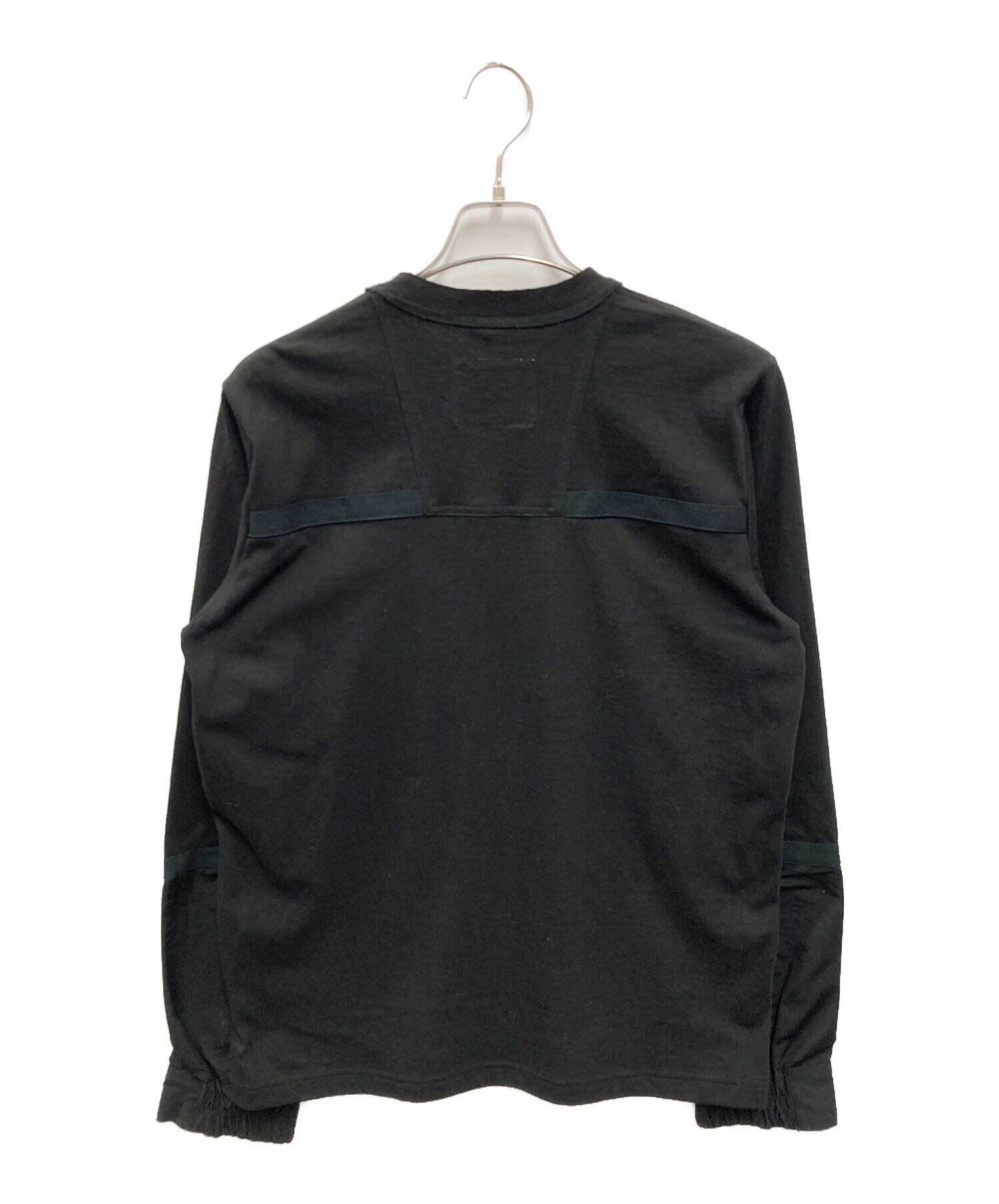 Sacai サカイ スポーツミックス Tシャツ 22-02734M ブラック 4 中古・古着通販】sacai (サカイ) SPORTS MIX L/S T-SHIRT ブラック